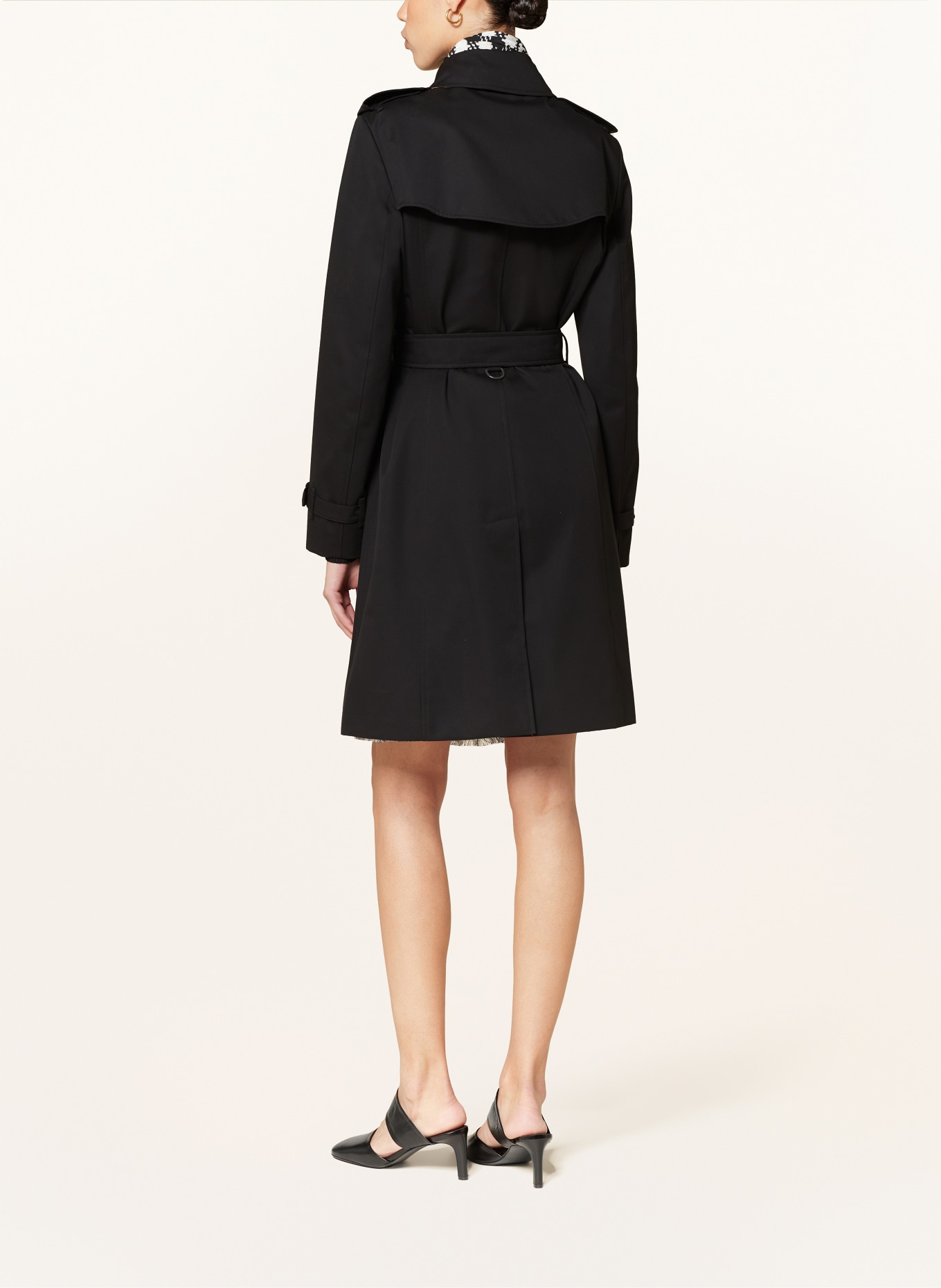 BURBERRY Trench coat, Color: BLACK (Image 3)