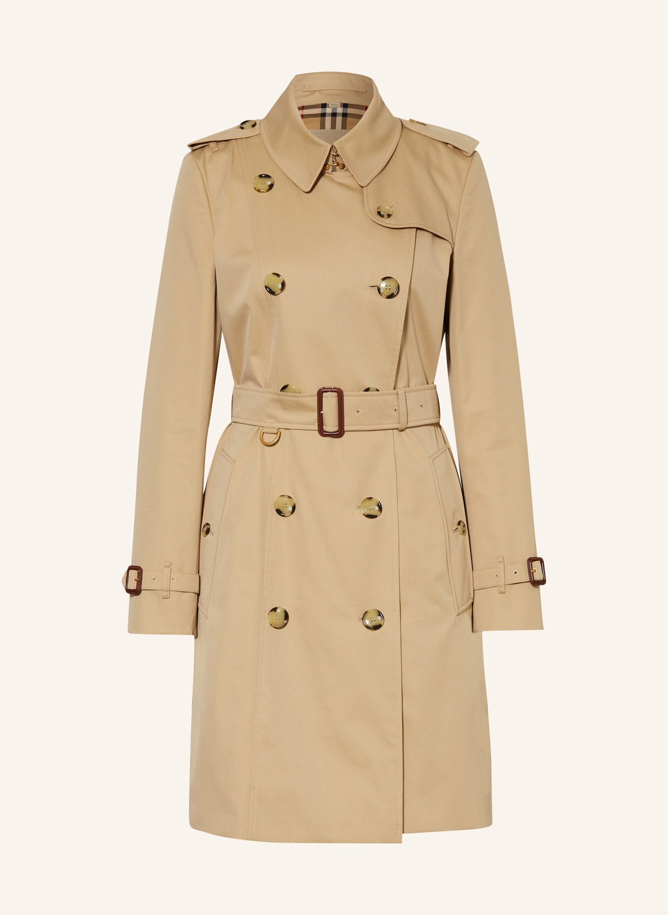 BURBERRY Trenchcoat, Farbe: BEIGE (Bild 1)