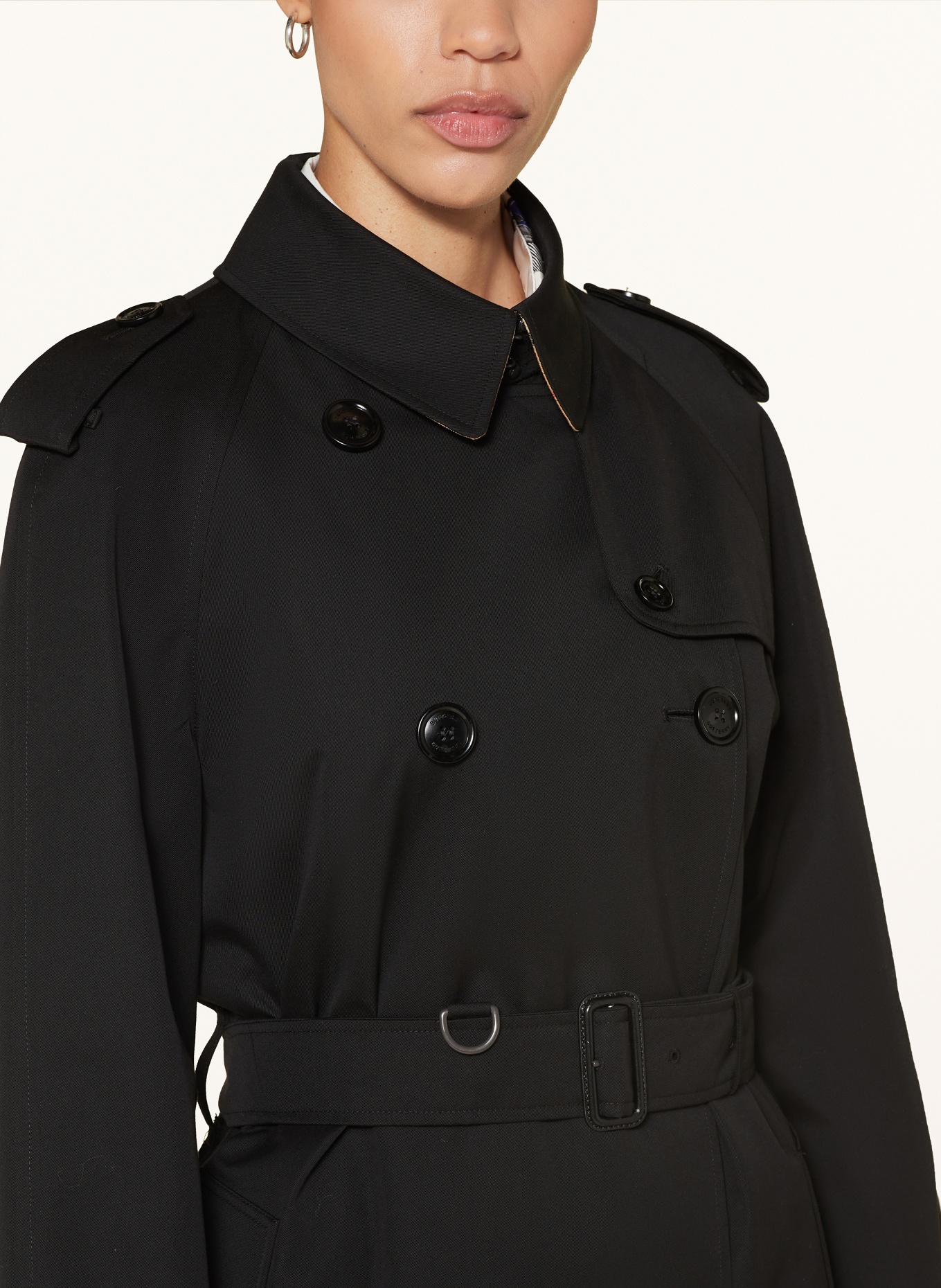 BURBERRY Trench coat WATERLOO, Color: BLACK (Image 4)