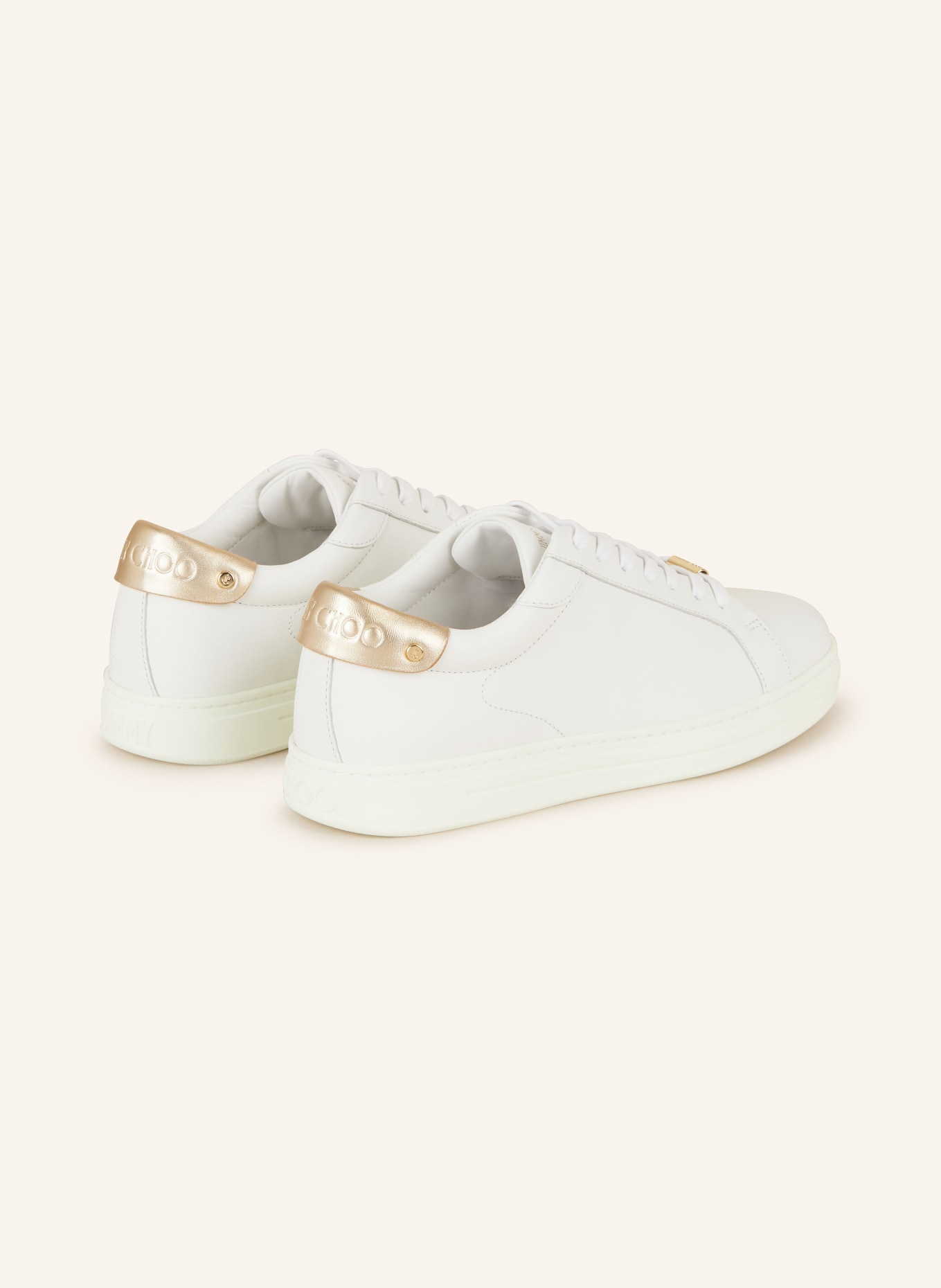 JIMMY CHOO Sneakers ROME with rivets, Color: WHITE (Image 2)