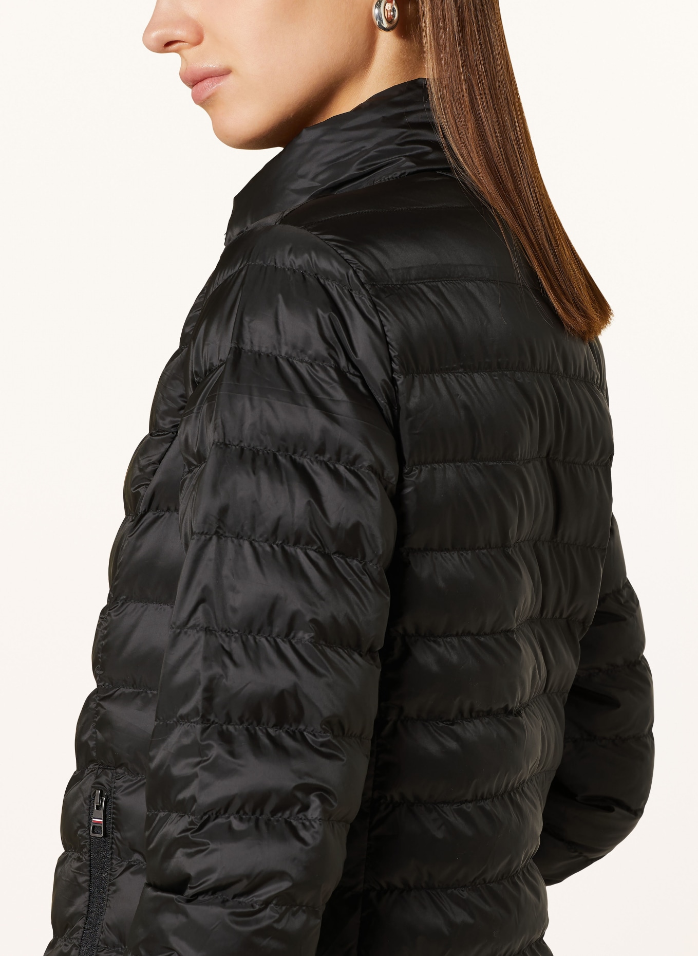 TOMMY HILFIGER Quilted jacket with detachable hood, Color: BLACK (Image 6)