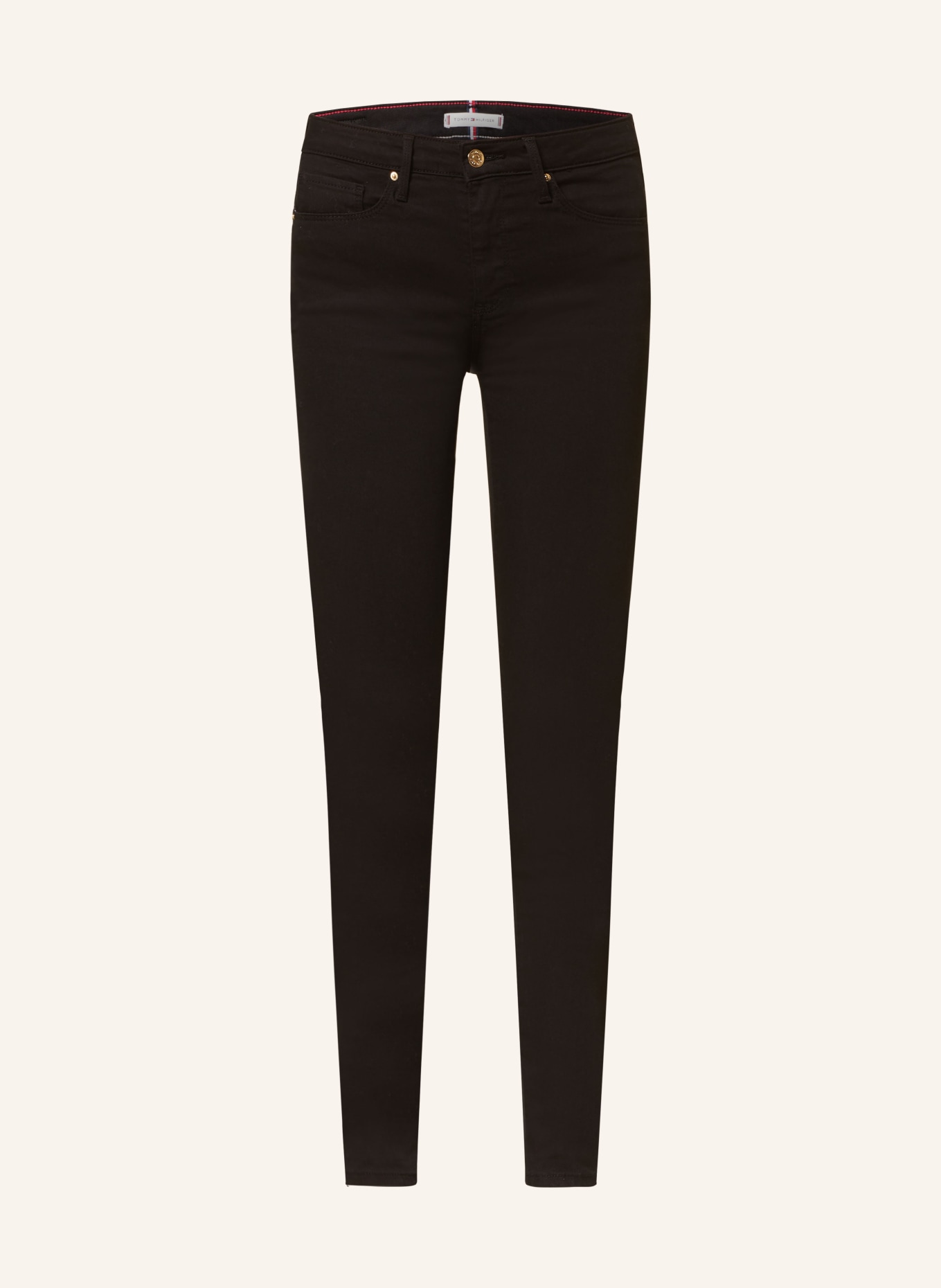 TOMMY HILFIGER Skinny jeans, Color: BLACK (Image 1)