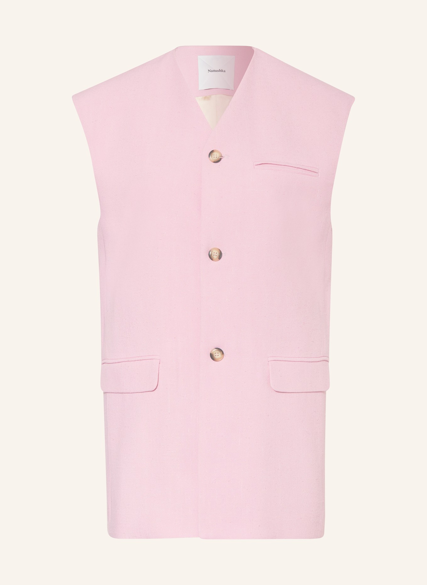 Nanushka Blazer vest MIRIAM, Color: PINK (Image 1)