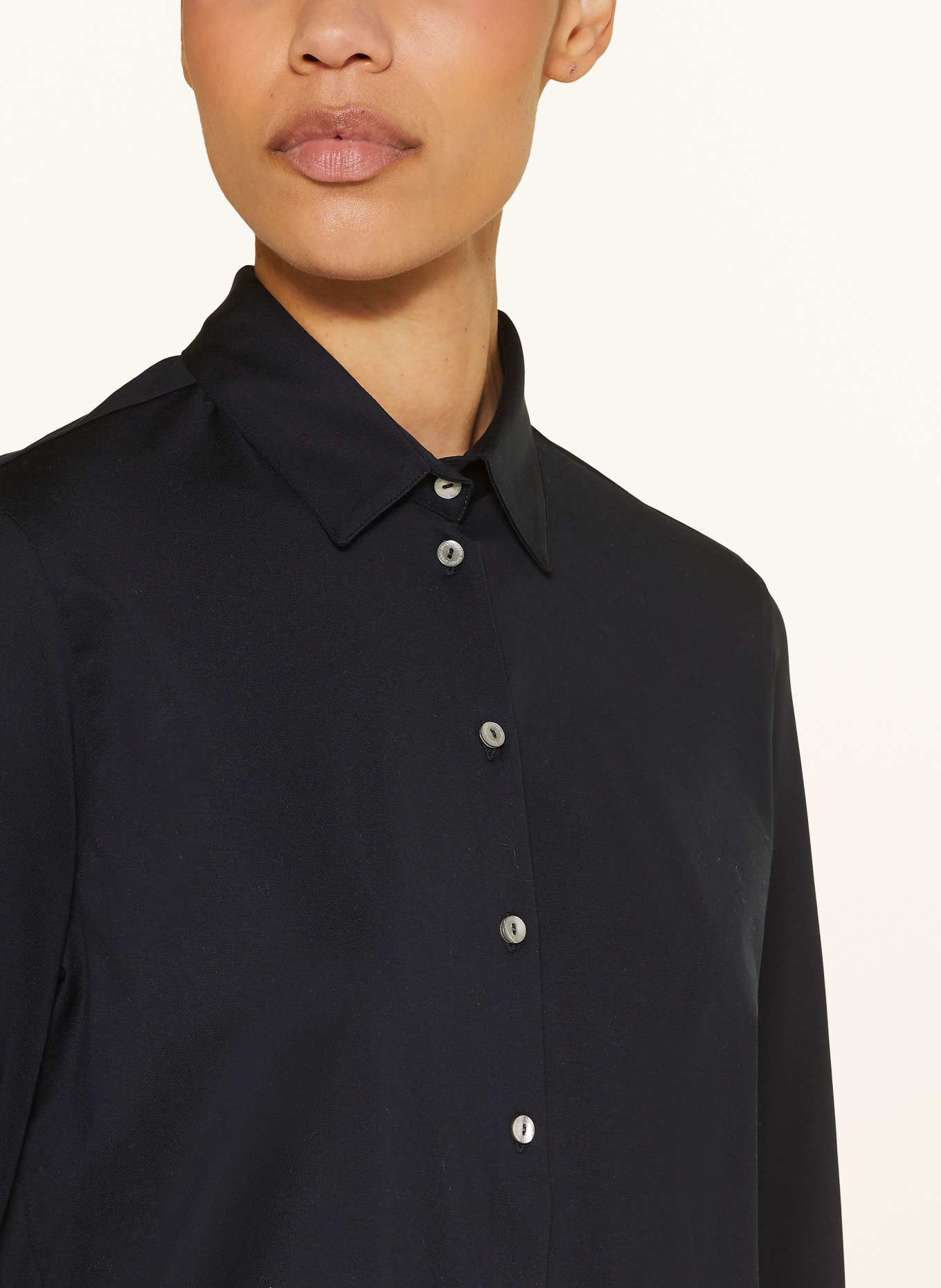 Stefan Brandt Shirt blouse ADA, Color: DARK BLUE (Image 4)