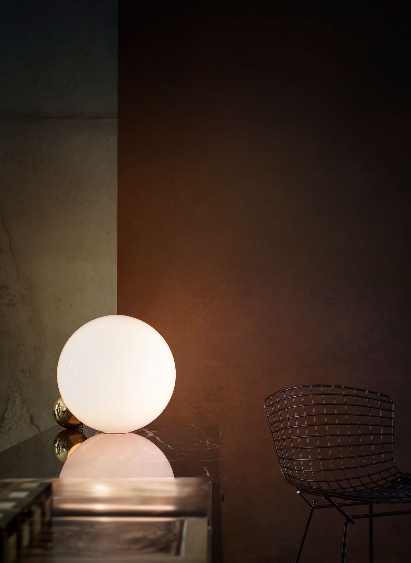 FLOS Tischleuchte COPYCAT: SILBER