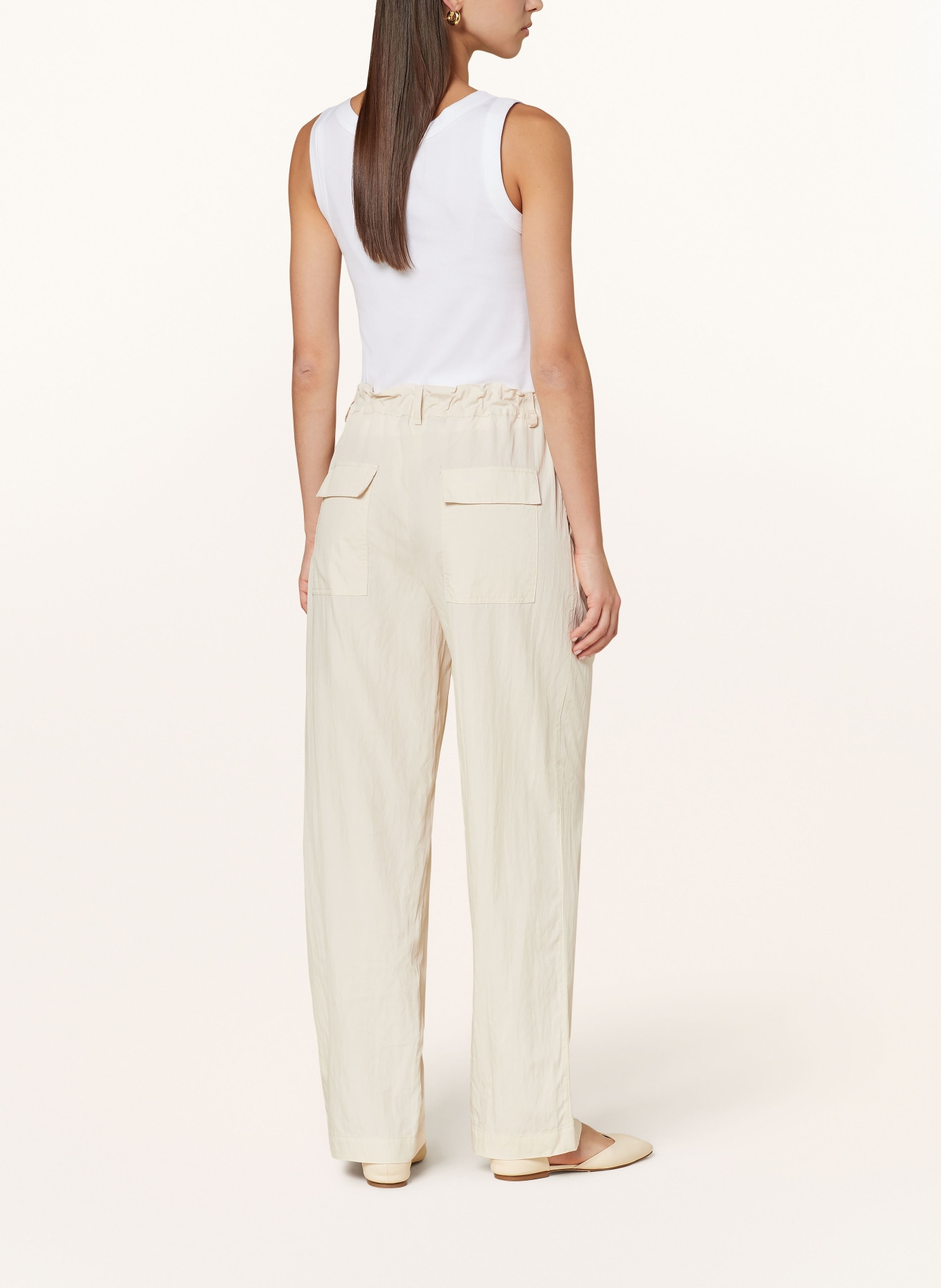 someday Trousers CAPARA, Color: CREAM (Image 3)