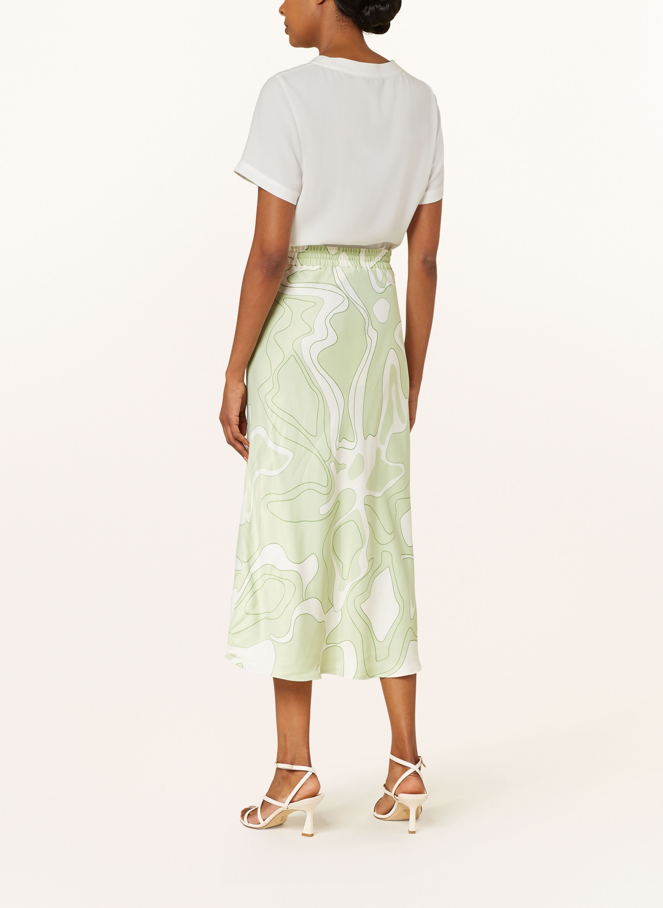 someday Skirt OFLOW SOFT, Color: LIGHT GREEN/ WHITE/ GREEN (Image 3)