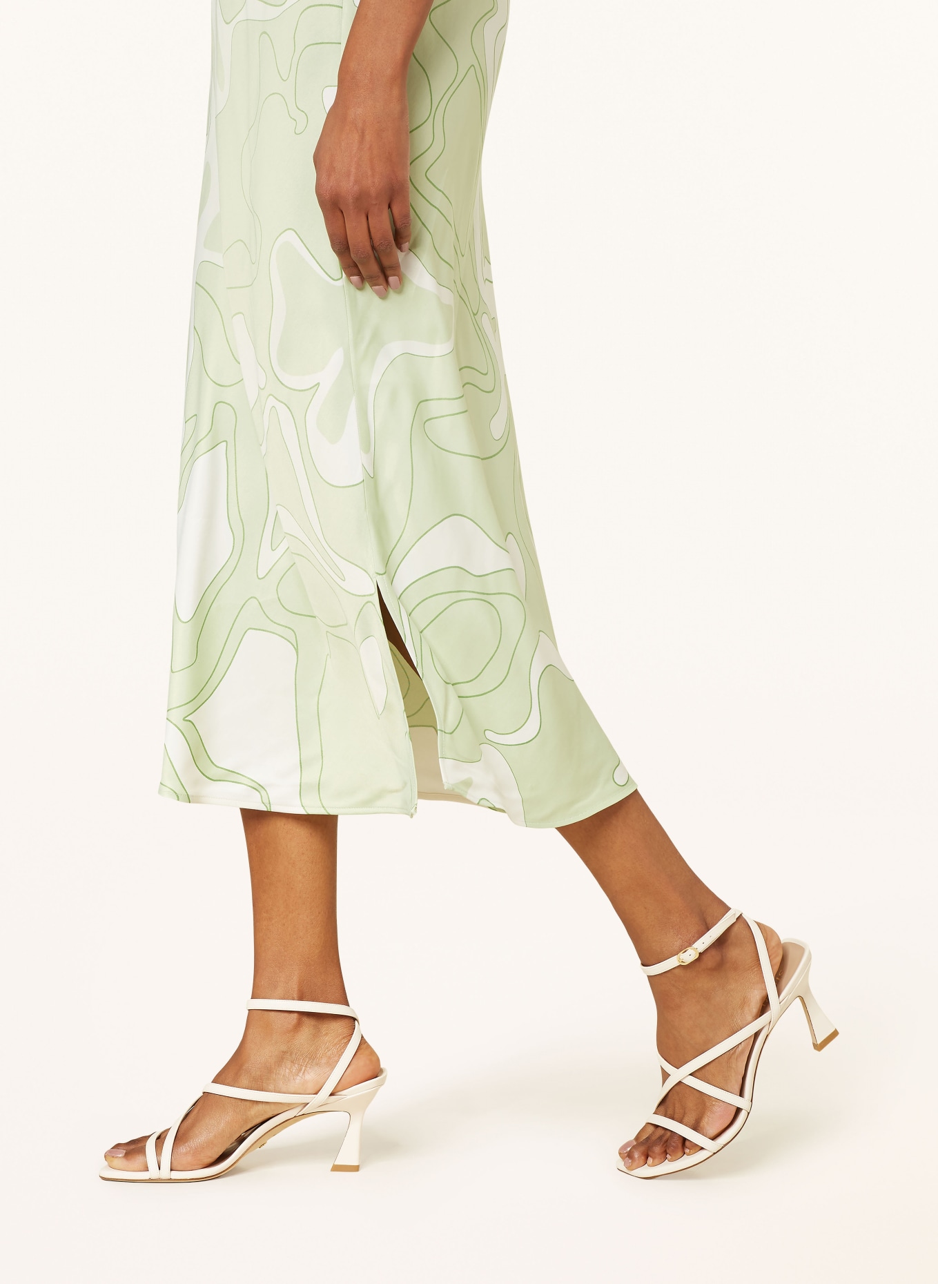 someday Skirt OFLOW SOFT, Color: LIGHT GREEN/ WHITE/ GREEN (Image 4)