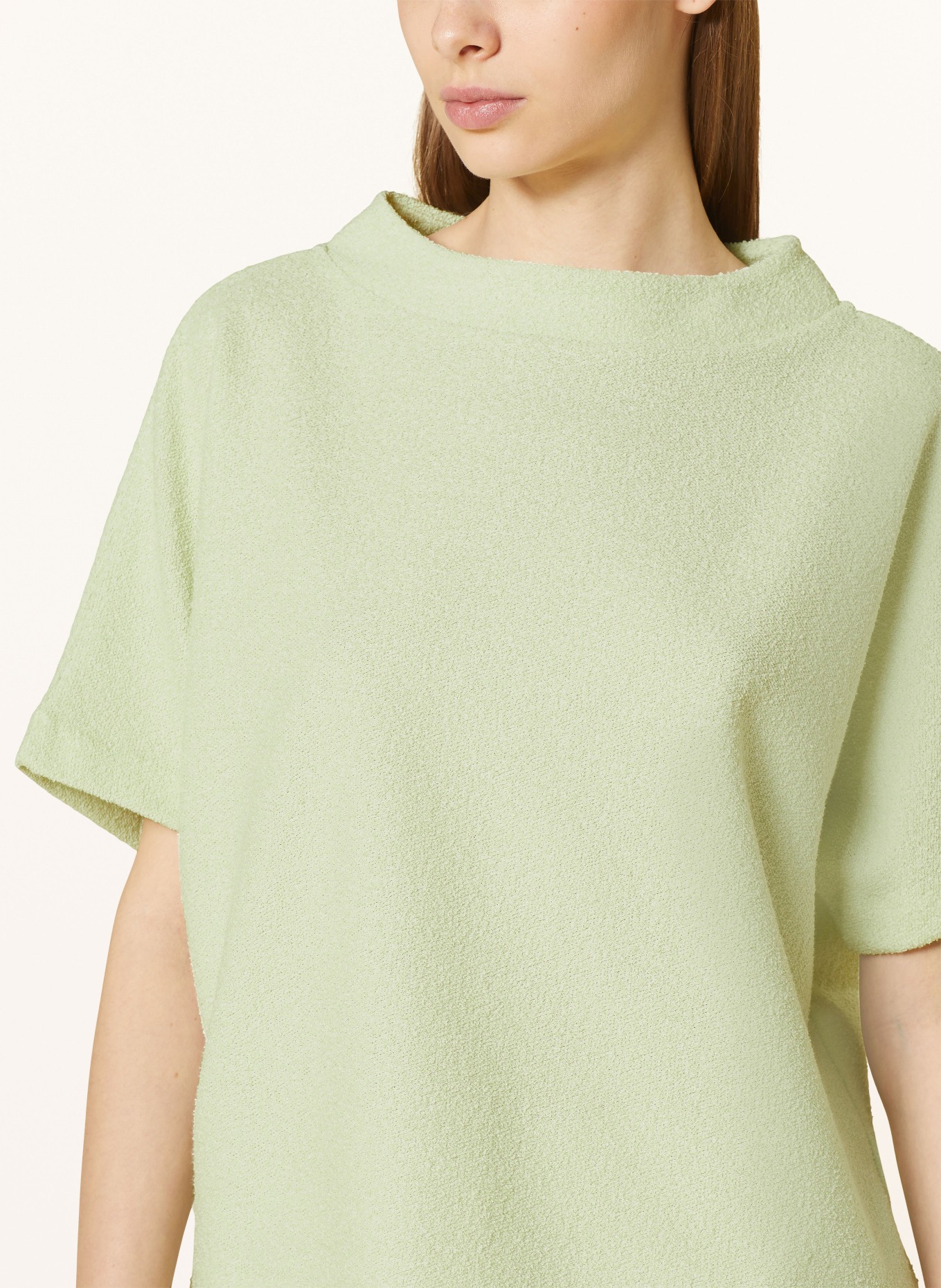 someday Cropped shirt UCATHY, Color: LIGHT GREEN (Image 4)
