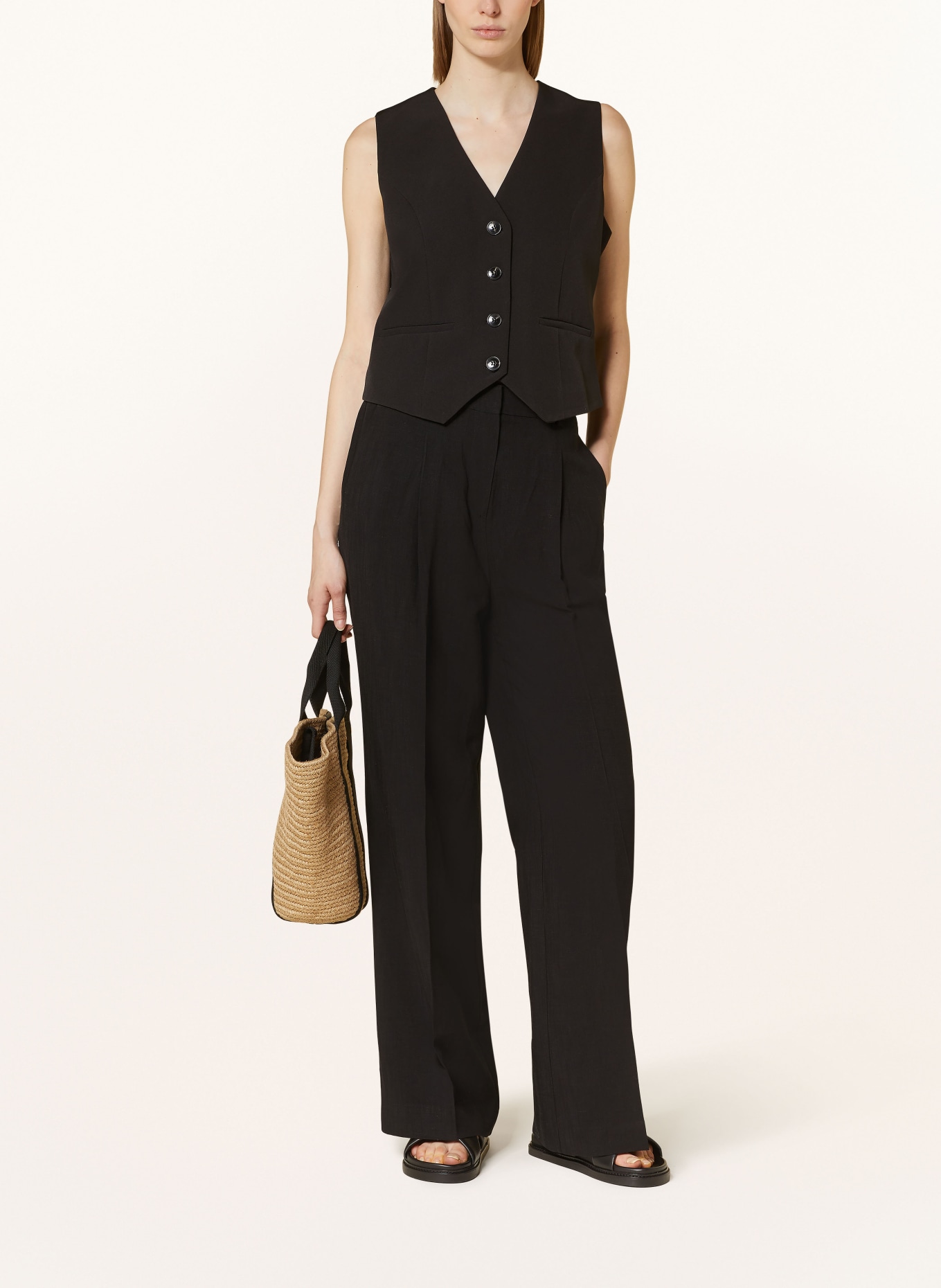 someday Trousers CELINO, Color: BLACK (Image 2)