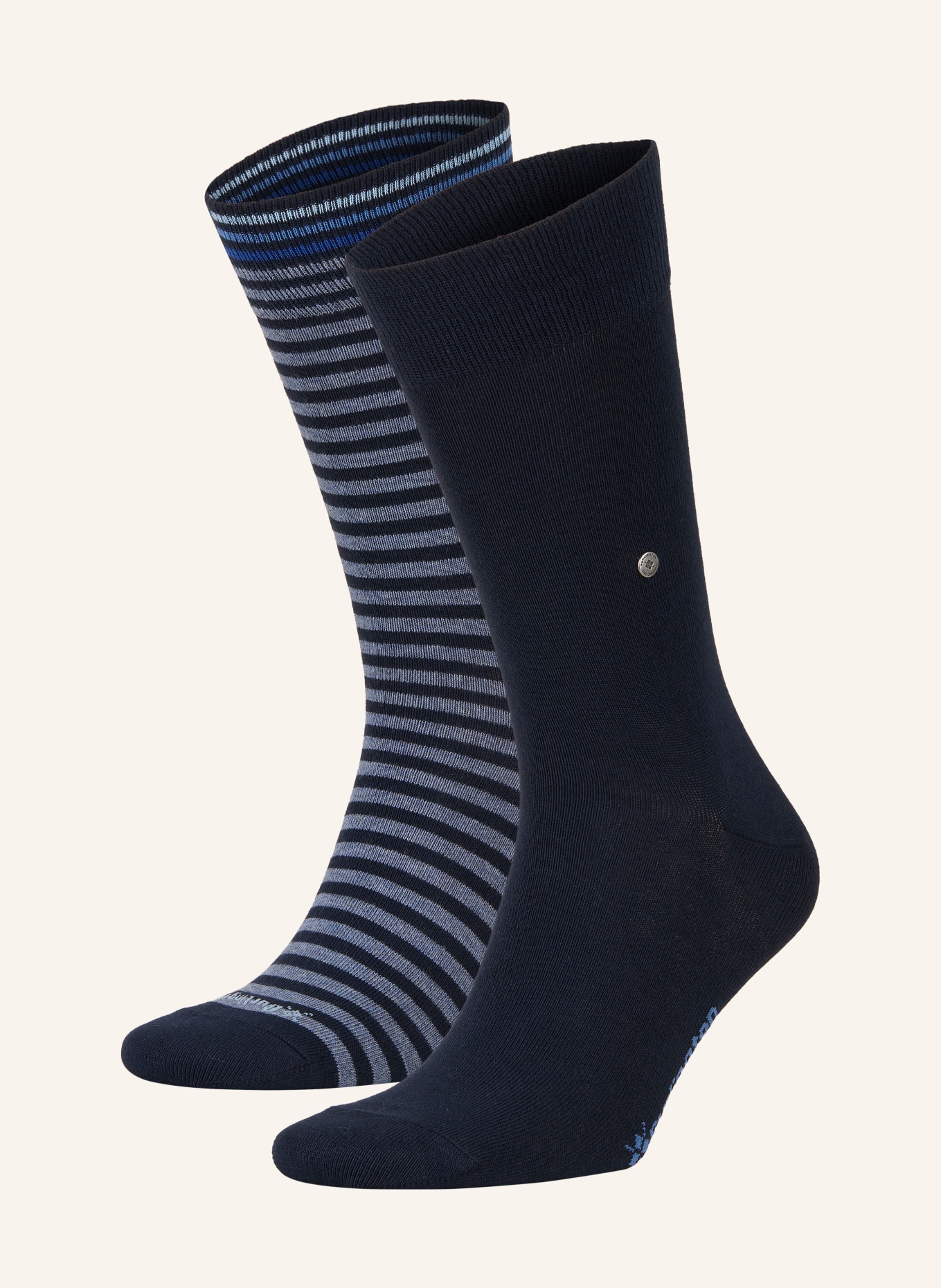 Burlington Ponožky EVERYDAY MIX, 2 páry v balení, Barva: 6120 MARINE (Obrázek 1)