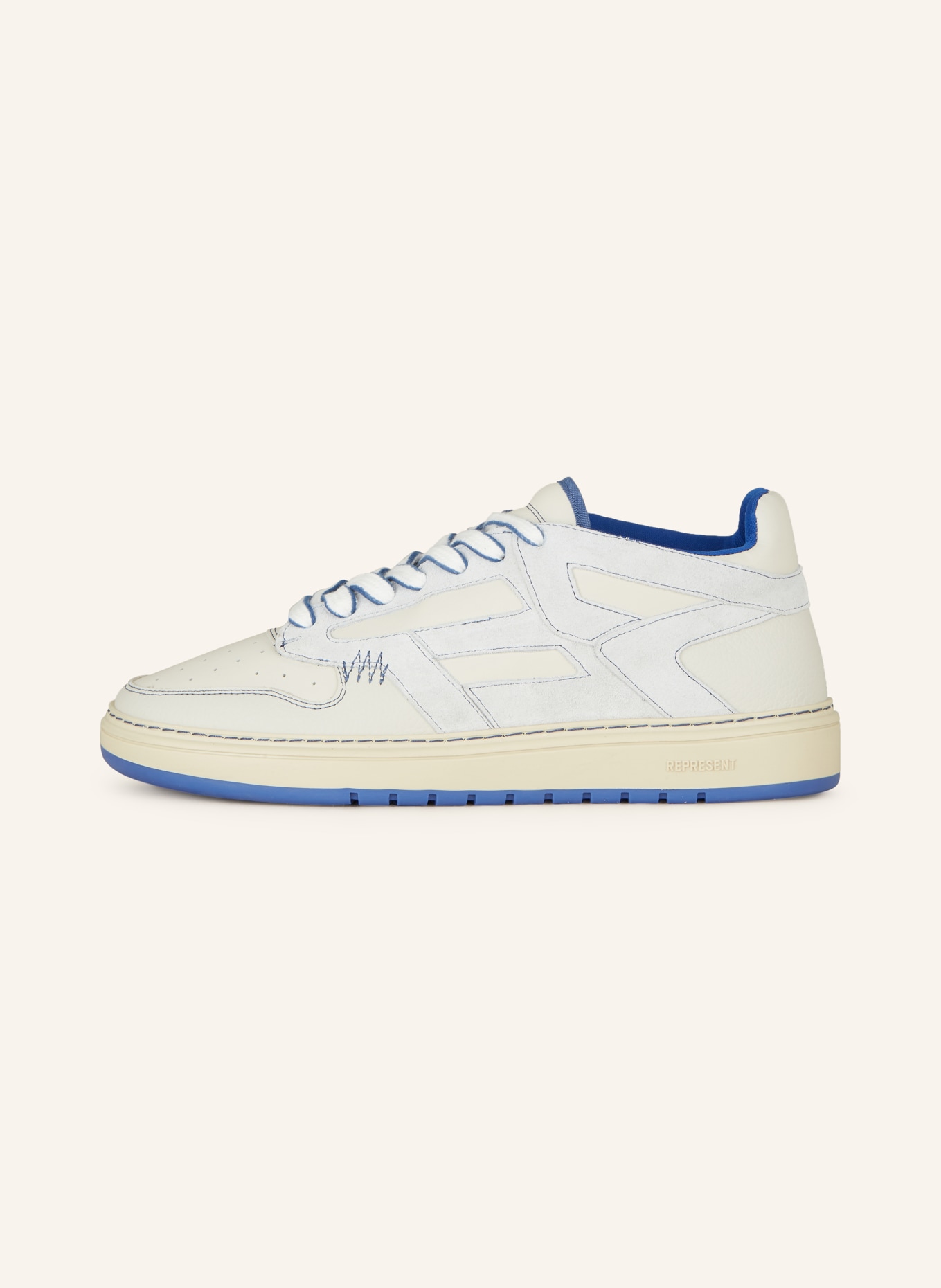 REPRESENT Sneakers REPTOR, Color: WHITE/ BLUE (Image 4)