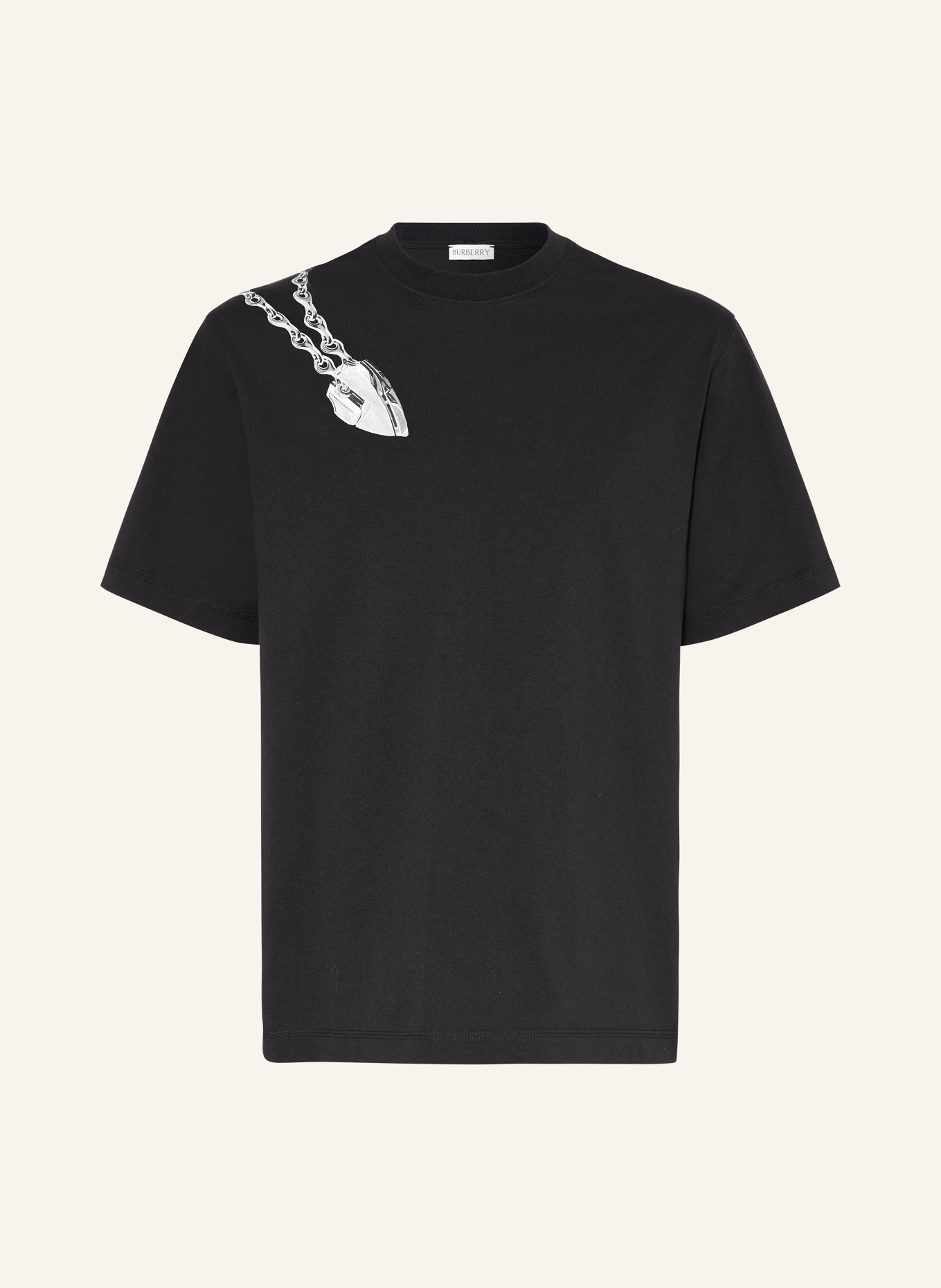 BURBERRY T-shirt, Color: BLACK (Image 1)