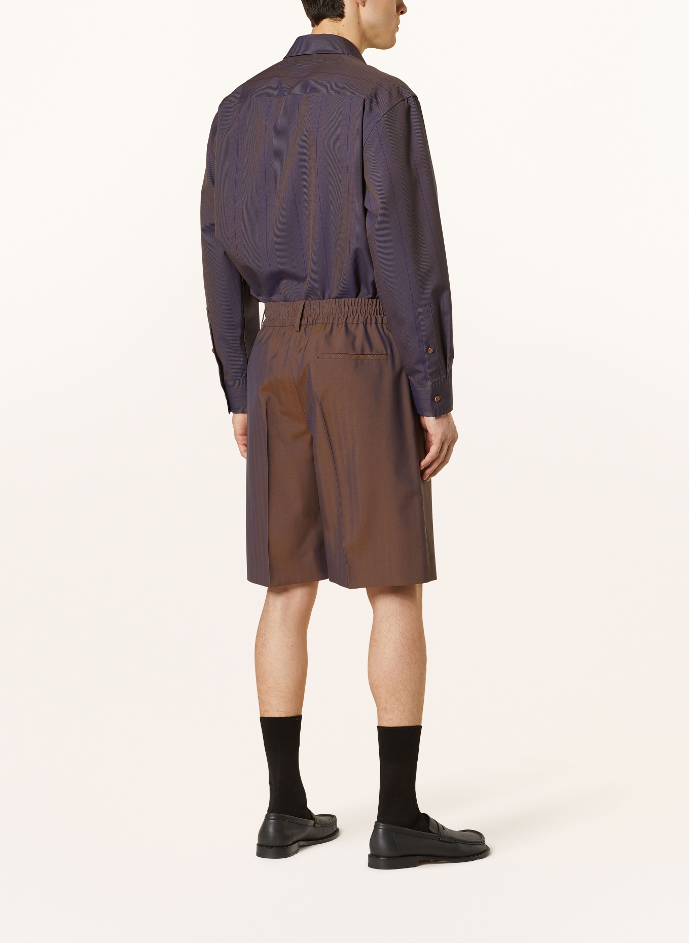 BURBERRY Shorts aus Schurwolle, Farbe: BRAUN (Bild 3)