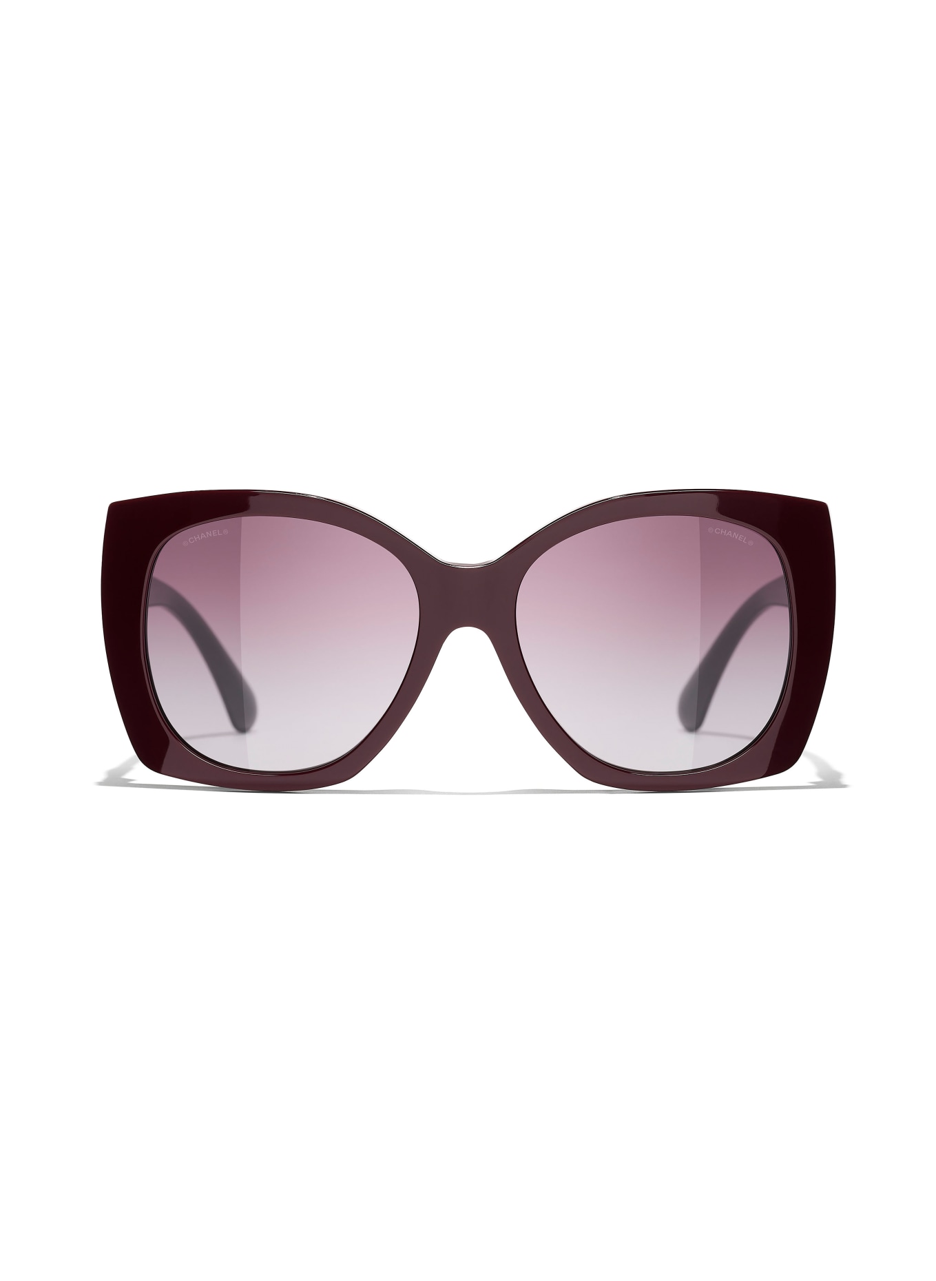 CHANEL Butterfly style sunglasses, Color: 1461S1 DARK RED/ FUCHSIA GRADIENT (Image 2)