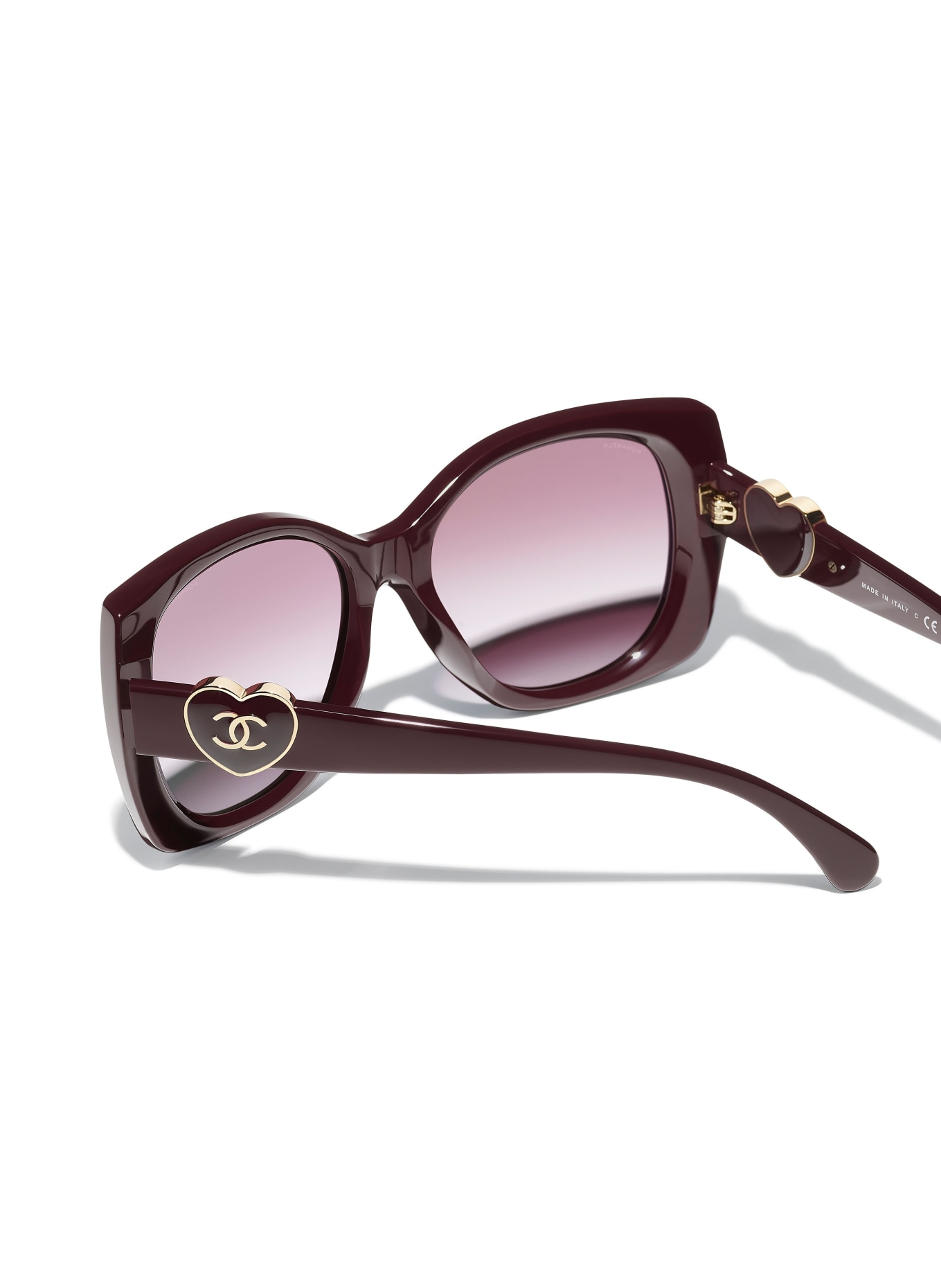 CHANEL Butterfly style sunglasses, Color: 1461S1 DARK RED/ FUCHSIA GRADIENT (Image 4)
