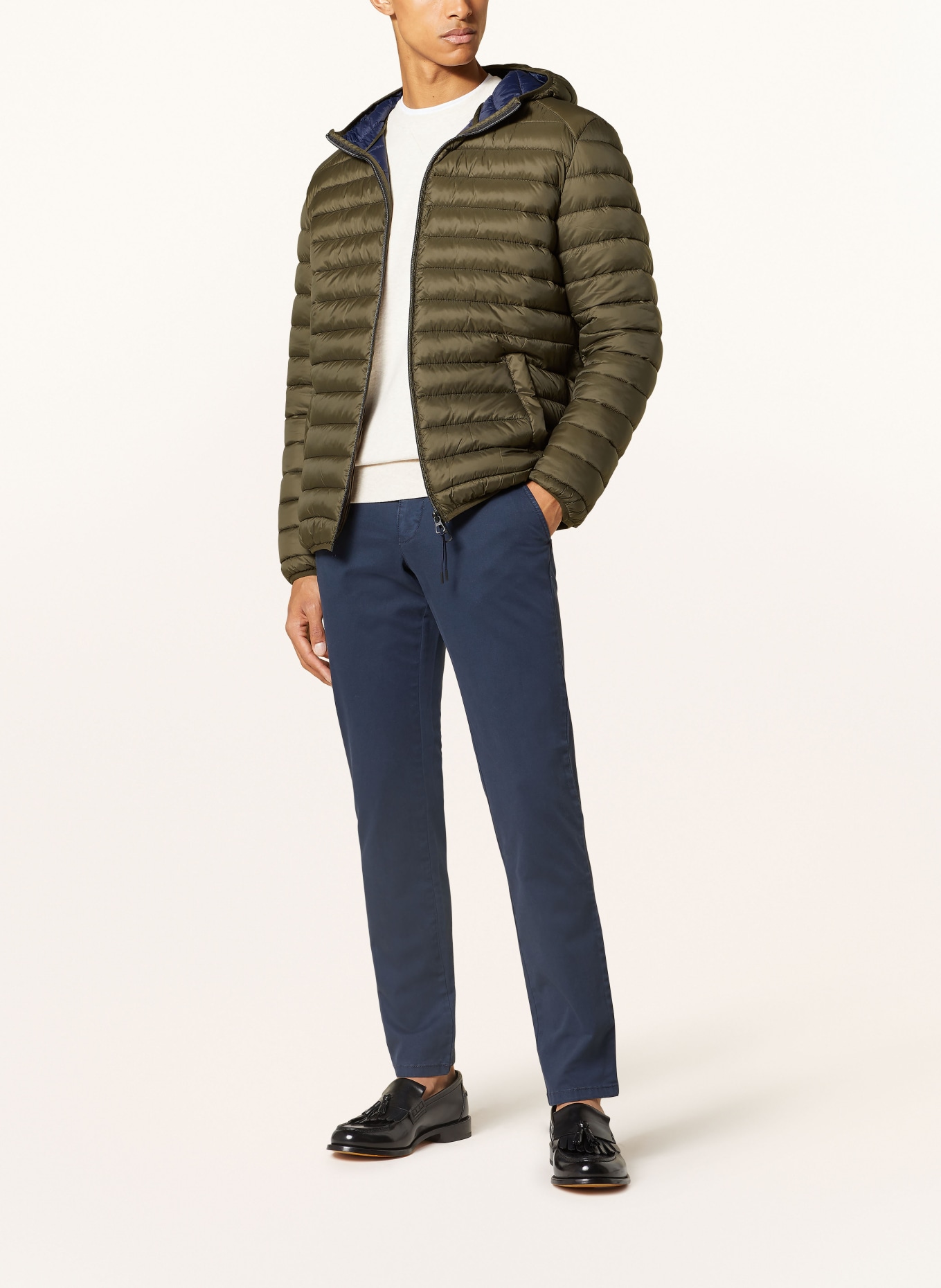STROKESMAN'S Quilted jacket: KHAKI