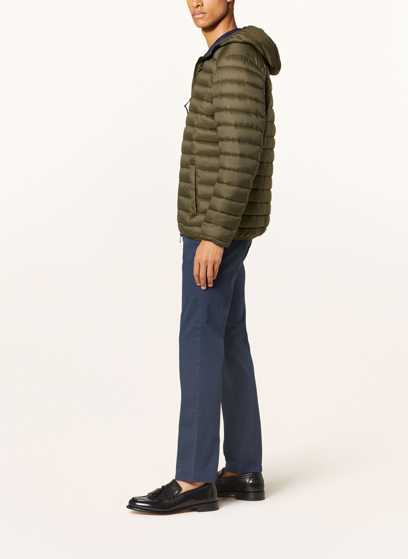 STROKESMAN'S Quilted jacket: KHAKI