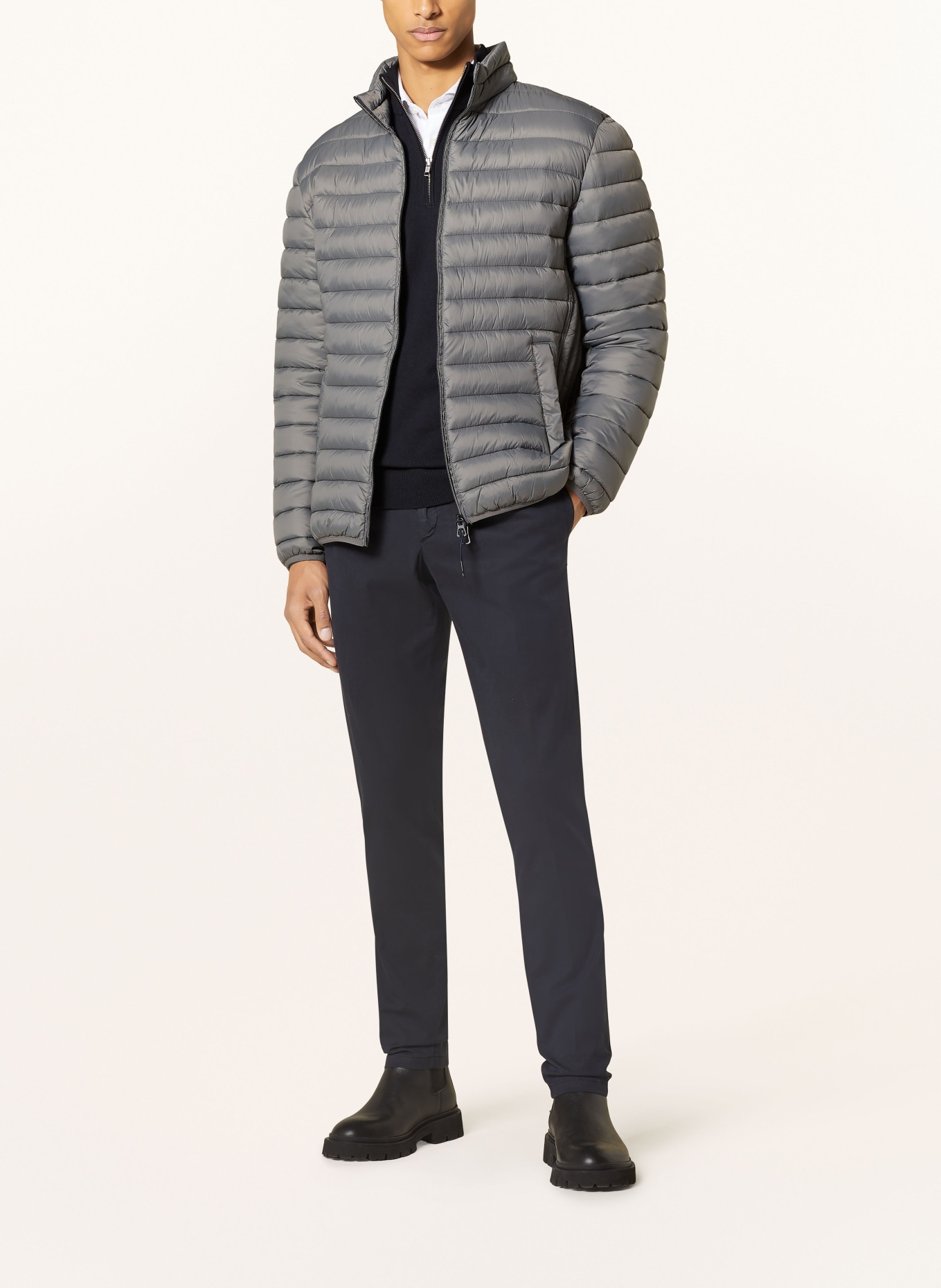 STROKESMAN'S Quilted jacket: GRAY