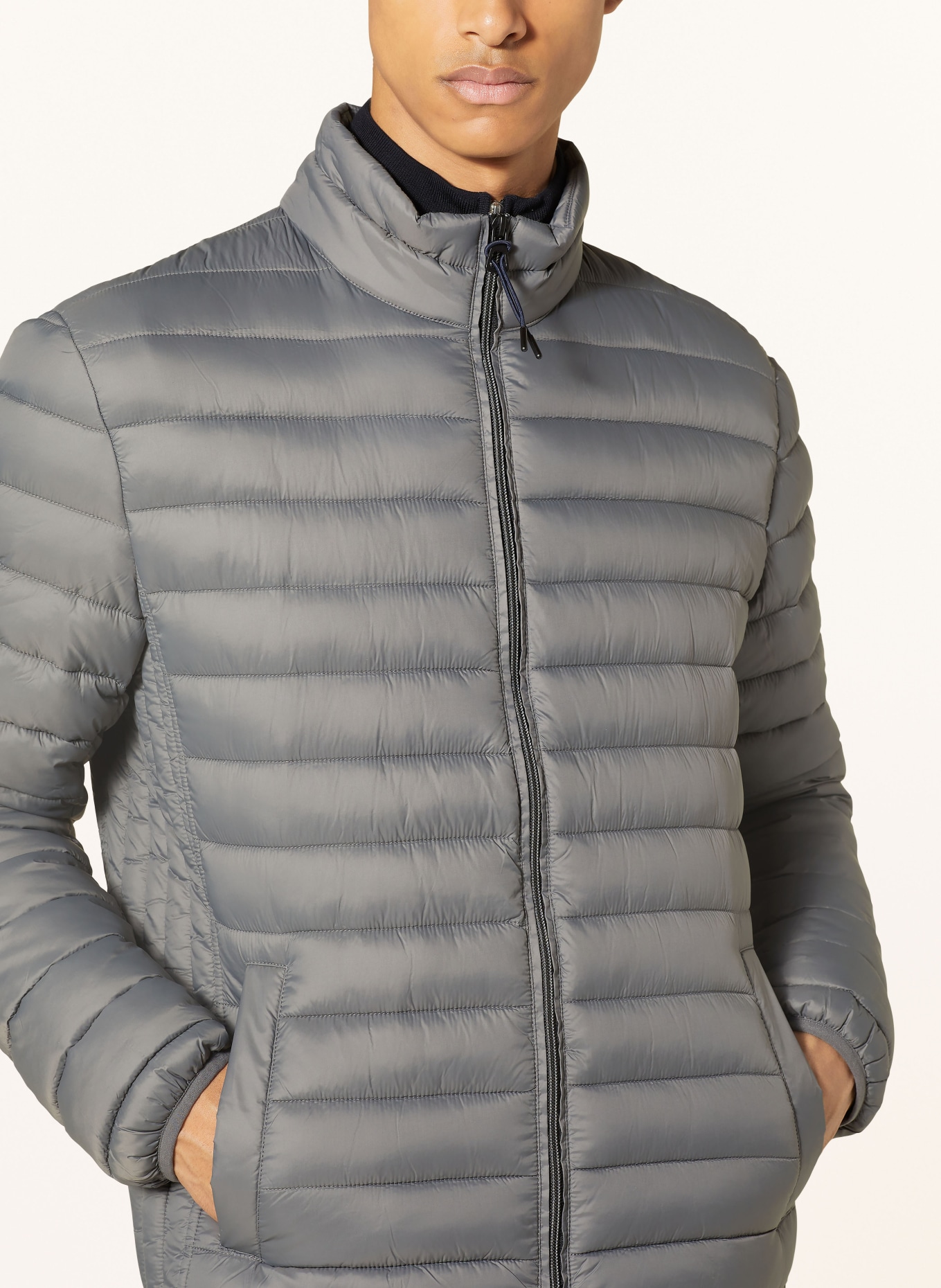 STROKESMAN'S Quilted jacket: GRAY