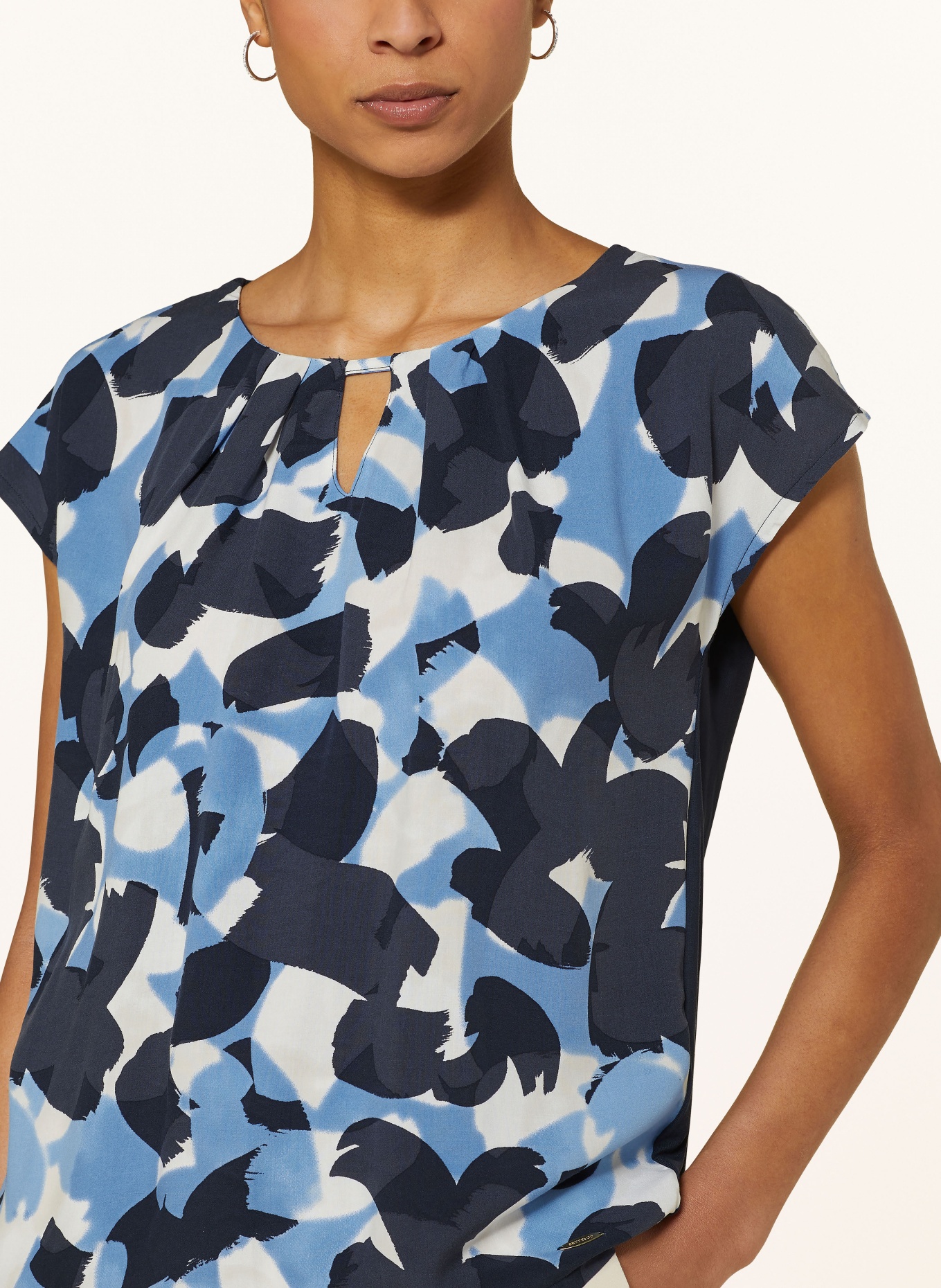 BETTY&CO Shirt blouse, Color: BLACK/ BLUE/ DARK GRAY (Image 4)