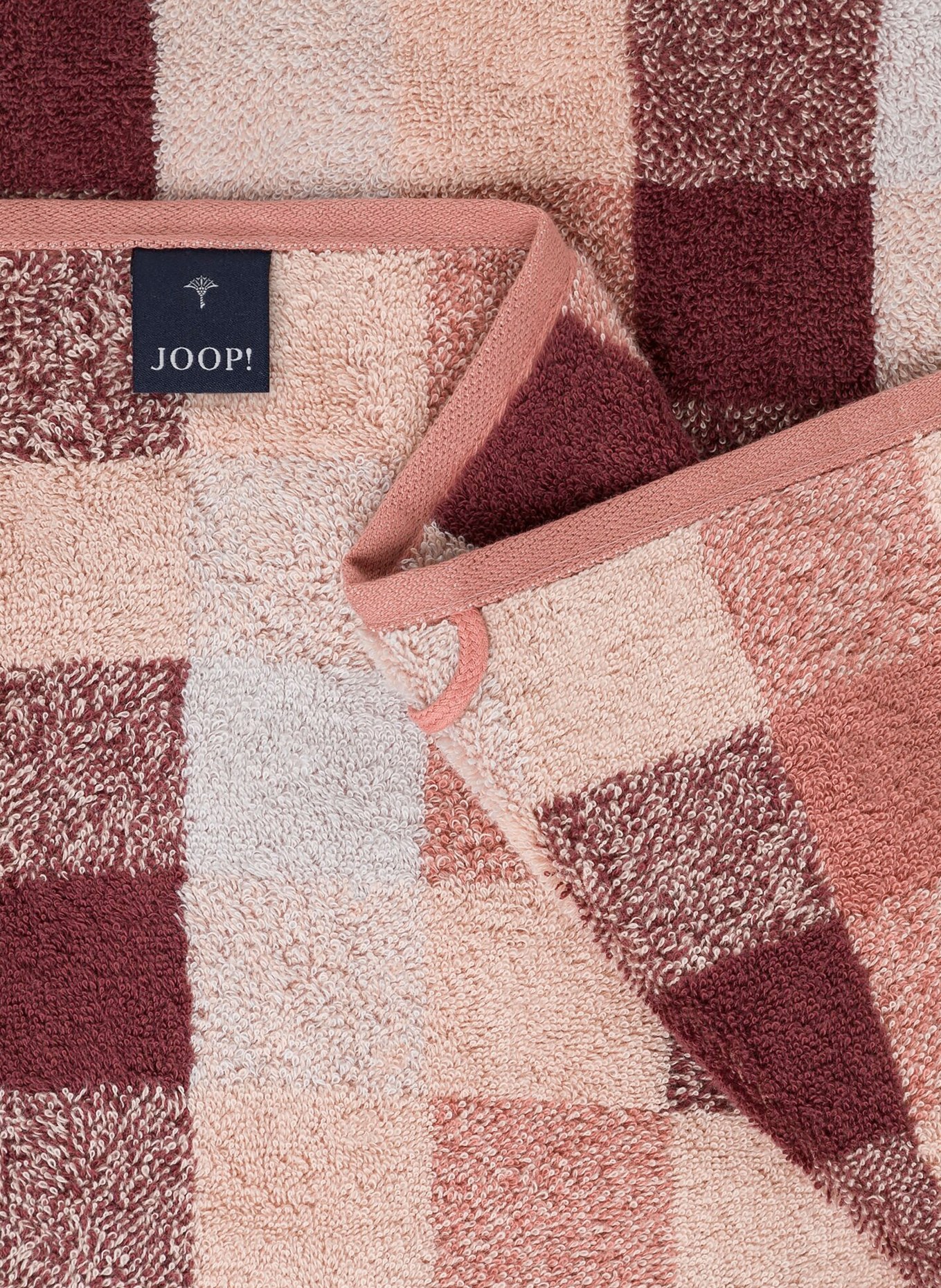 JOOP! Towel VIBE: DARK RED / LIGHT RED
