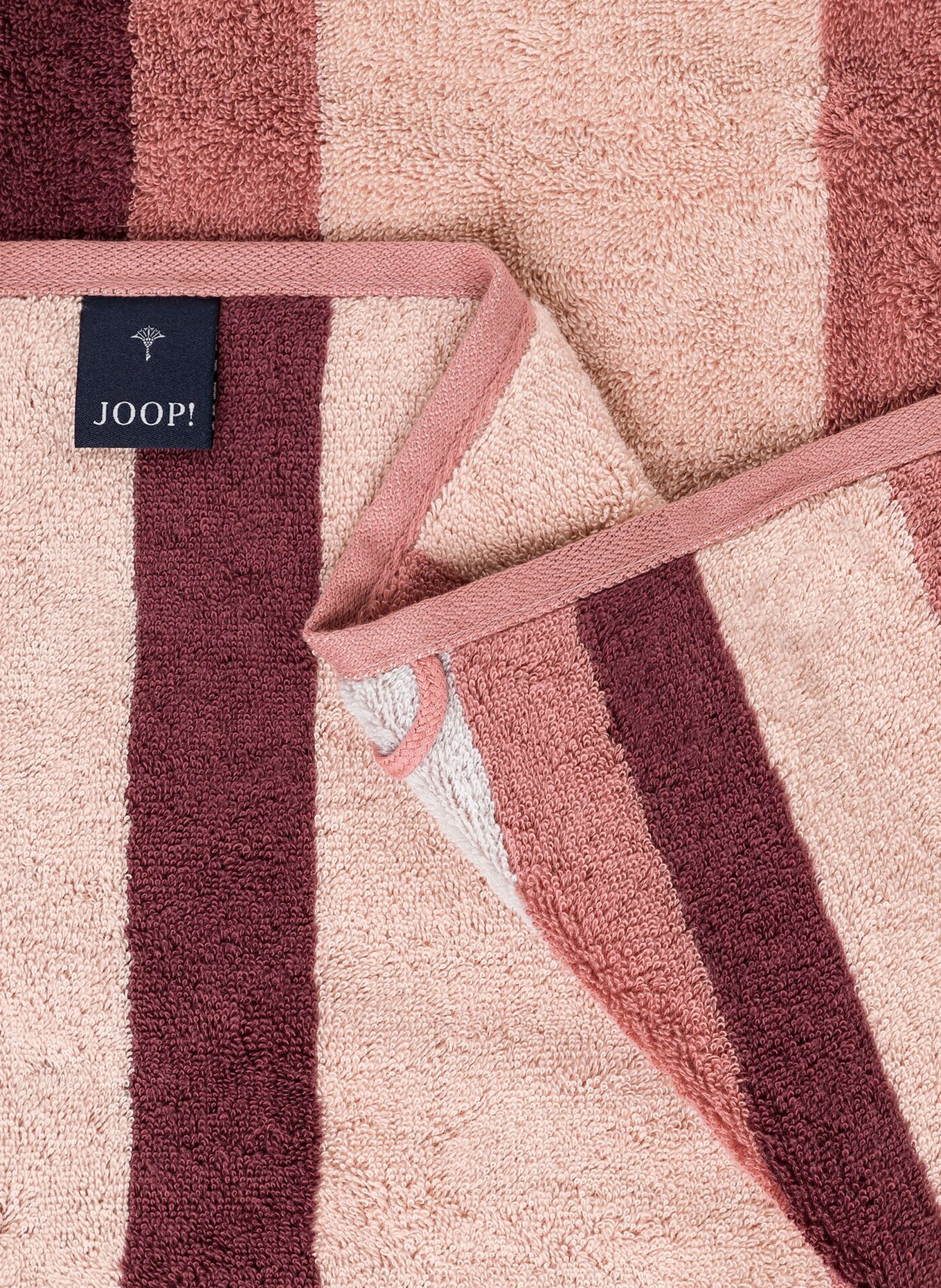 JOOP! Bath towel VIBE, Color: DARK RED/ LIGHT RED (Image 3)