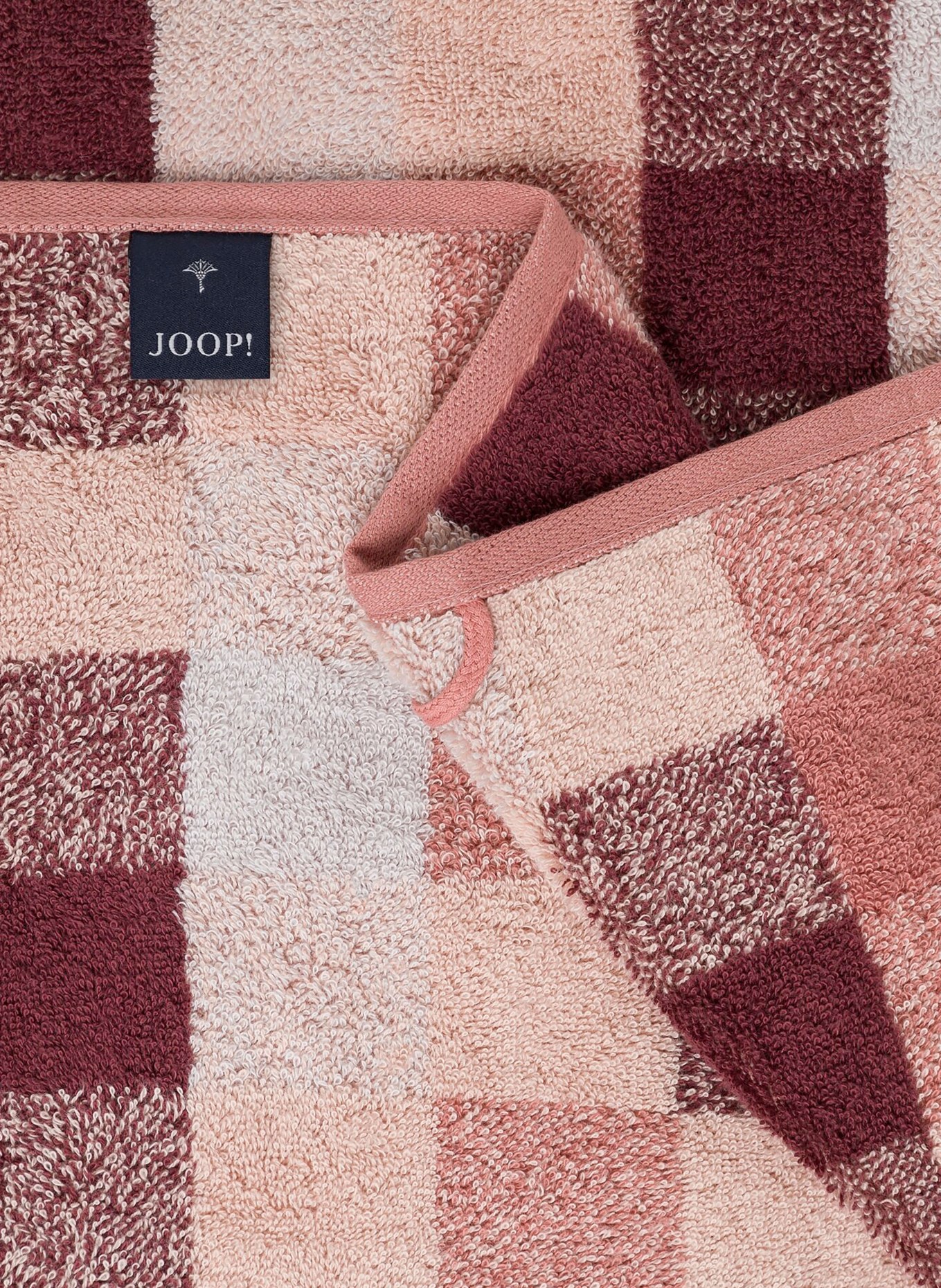 JOOP! Bath towel VIBE, Color: LIGHT RED/ DARK RED (Image 3)