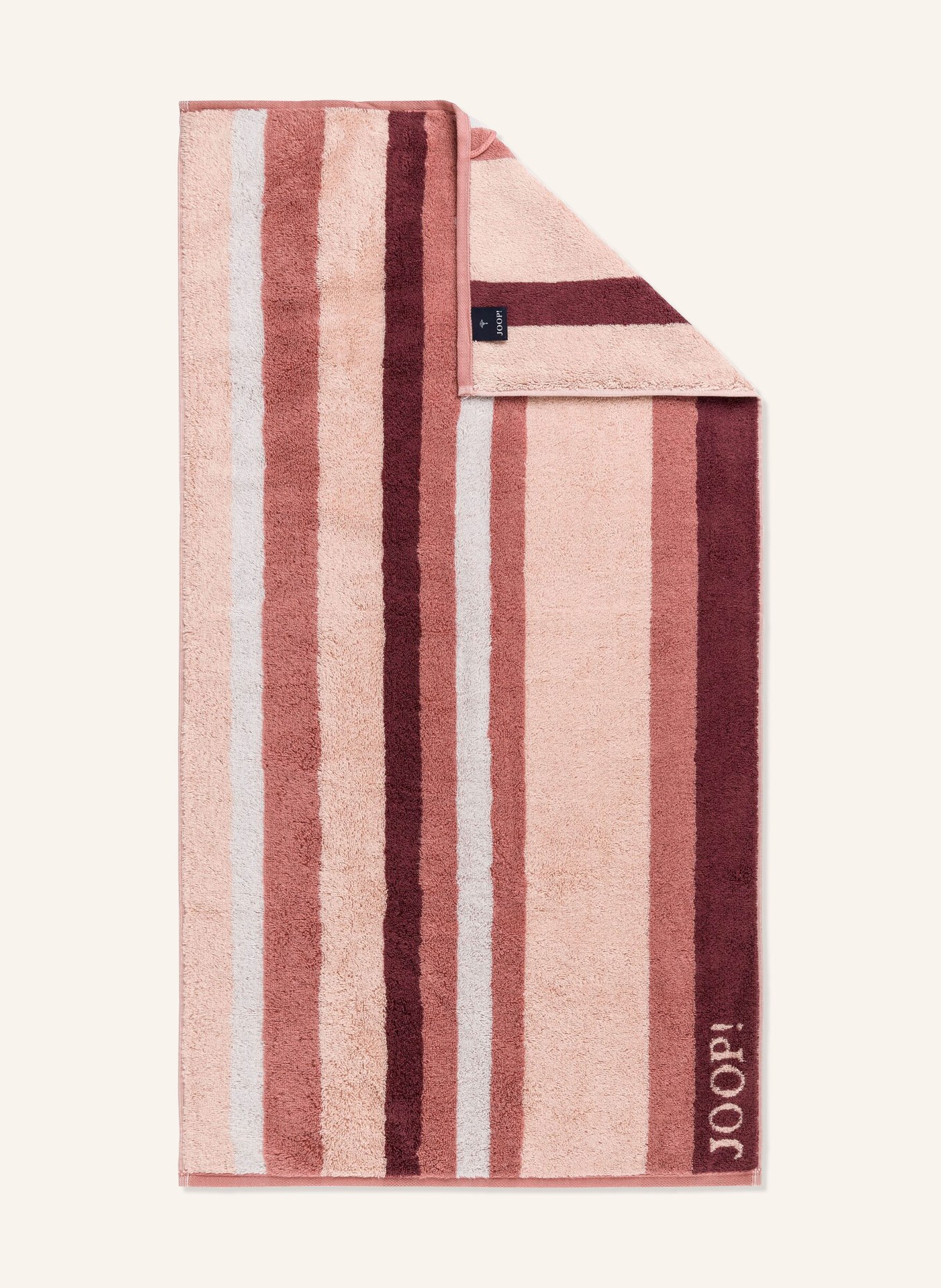 JOOP! Handtuch VIBE, Farbe: DUNKELROT/ HELLROT (Bild 1)