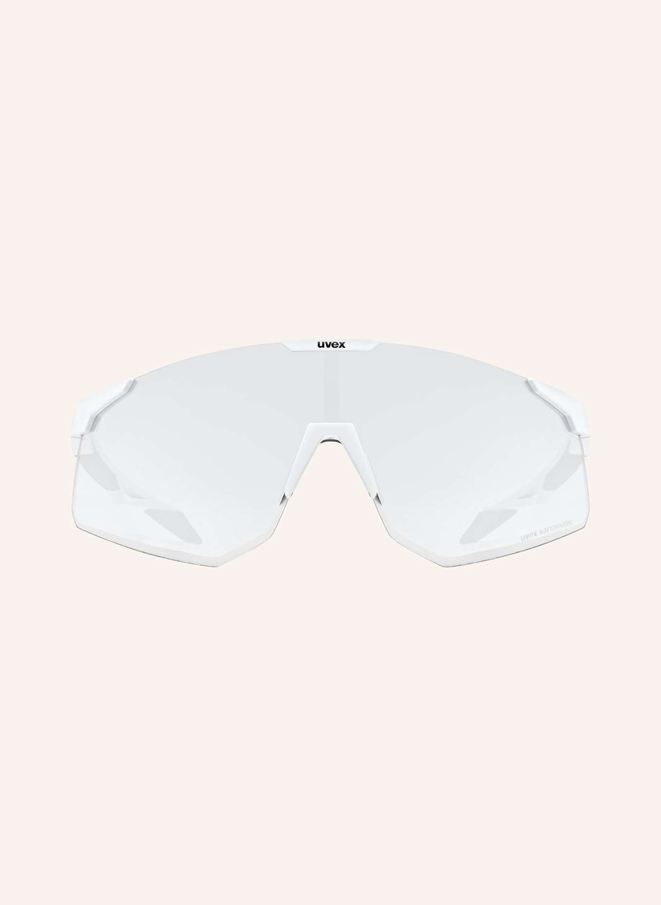 uvex Cycling glasses PACE PERFORM V, Color: 01403 - MATTE WHITE / TRANSPARENT (Image 2)
