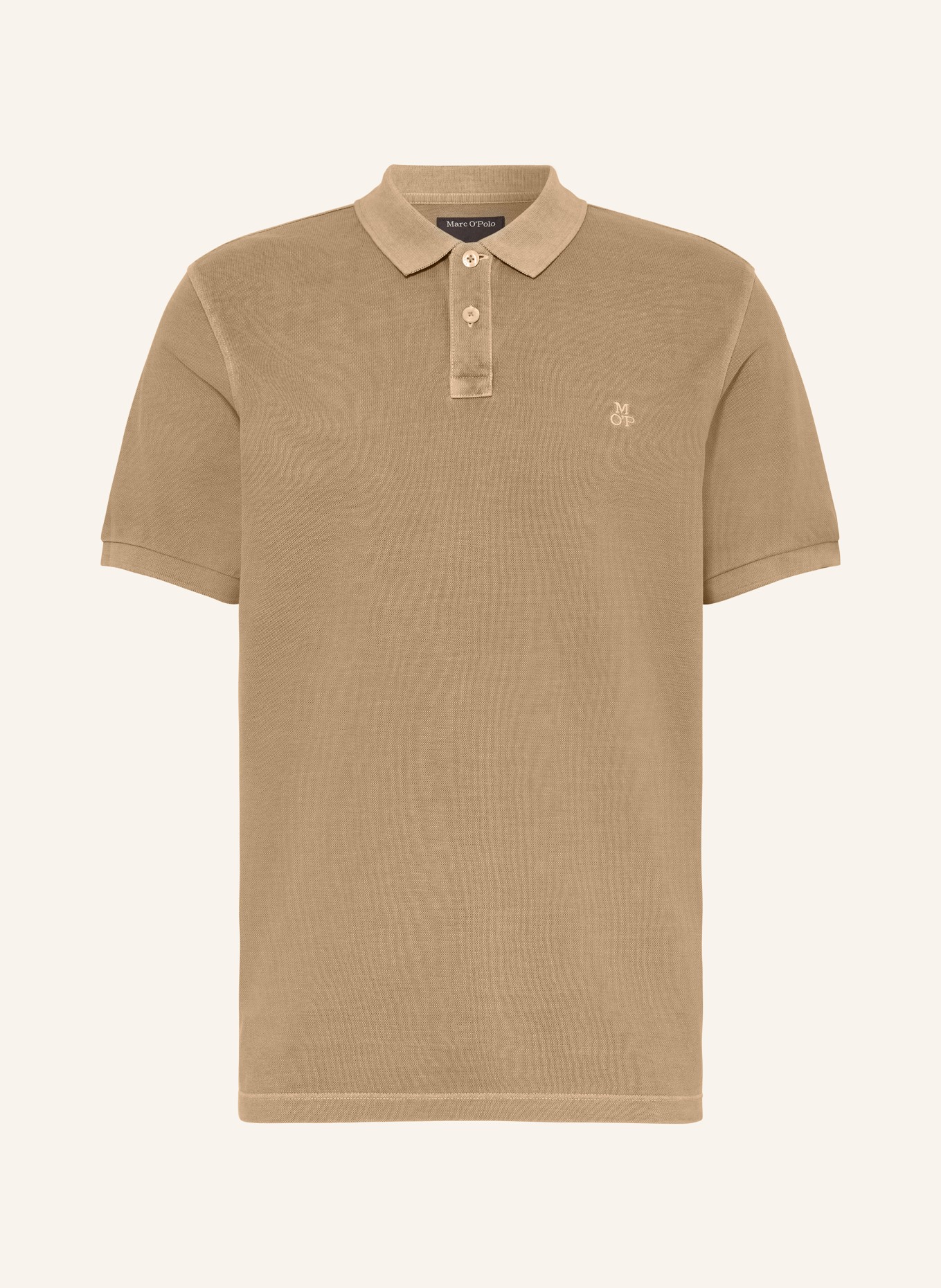 Marc O'Polo Piqué polo shirt, Color: 730 charleston gray (Image 1)