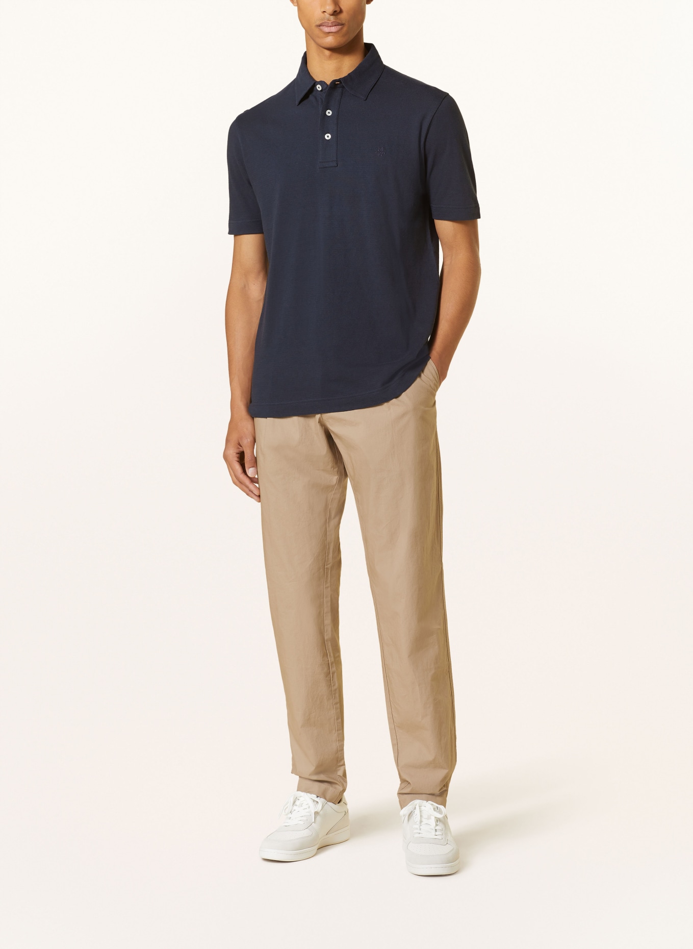 Marc O'Polo Jersey polo shirt regular fit, Color: DARK BLUE (Image 2)