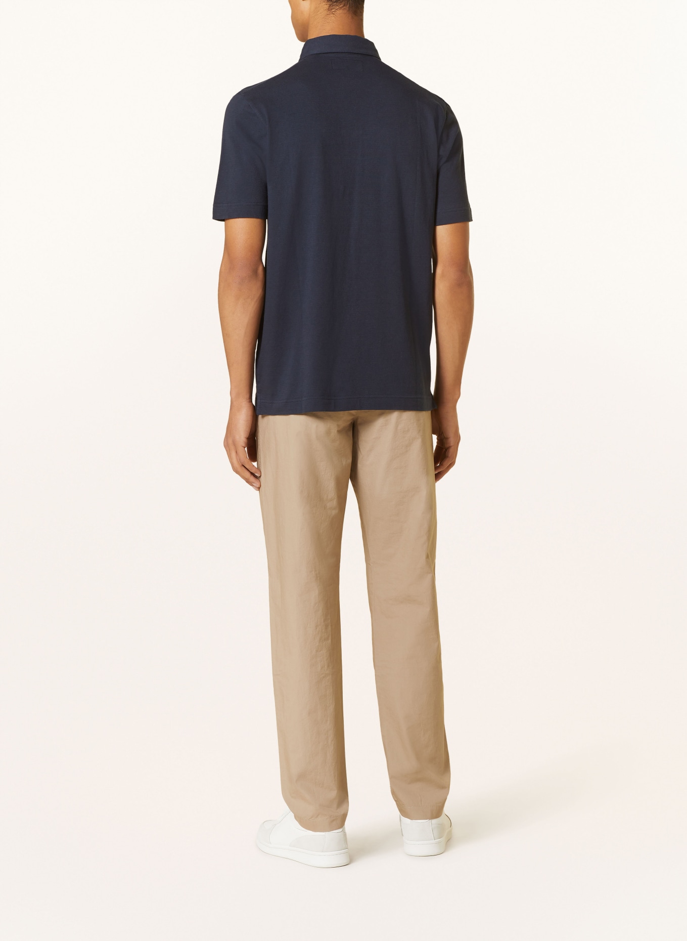 Marc O'Polo Jersey polo shirt regular fit, Color: DARK BLUE (Image 3)