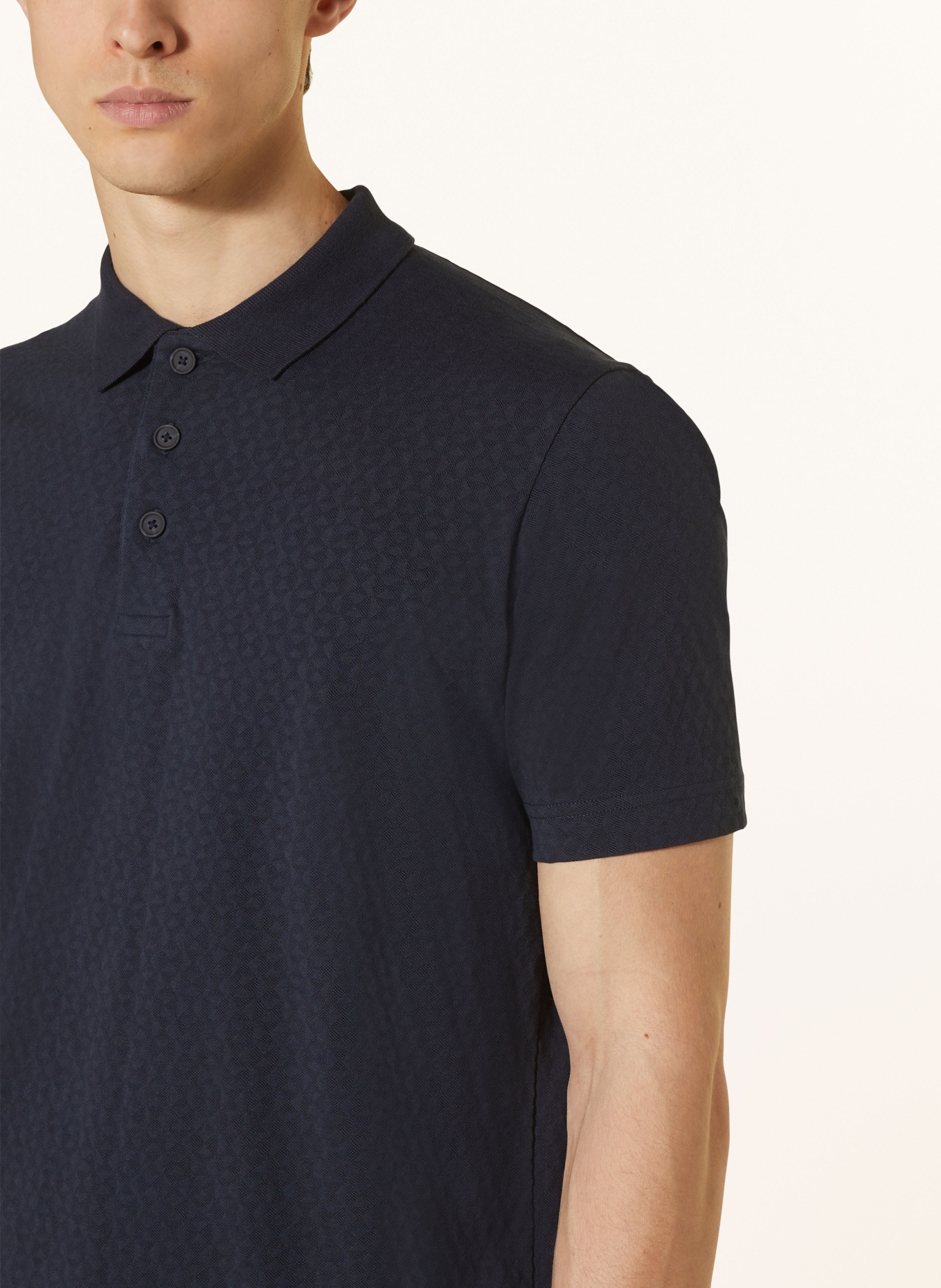 Marc O'Polo Piqué polo shirt regular fit, Color: DARK BLUE (Image 4)