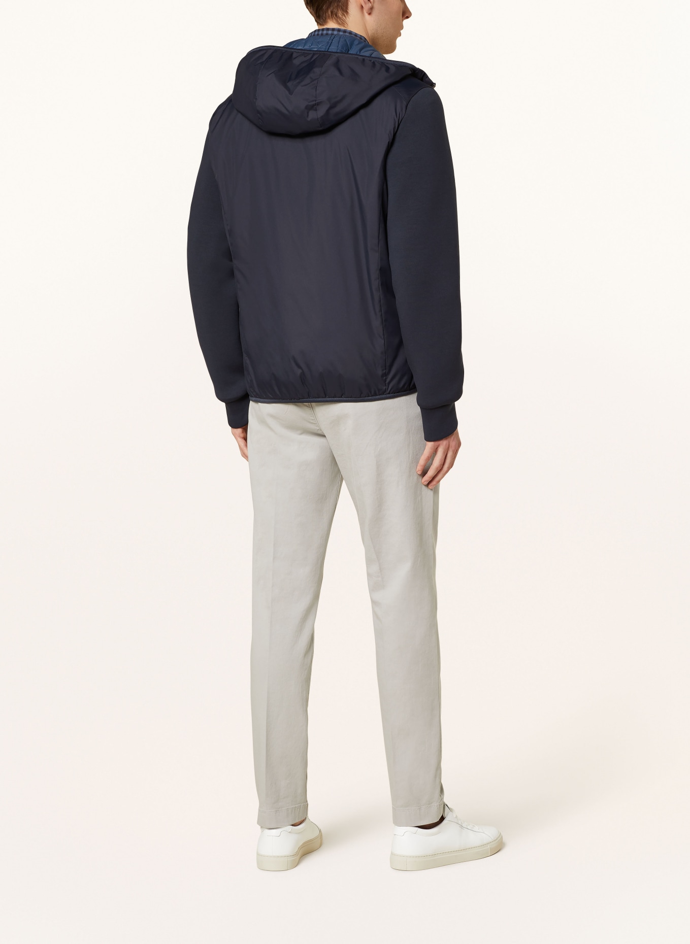 Marc O'Polo Jacket in mixed materials, Color: DARK BLUE (Image 3)