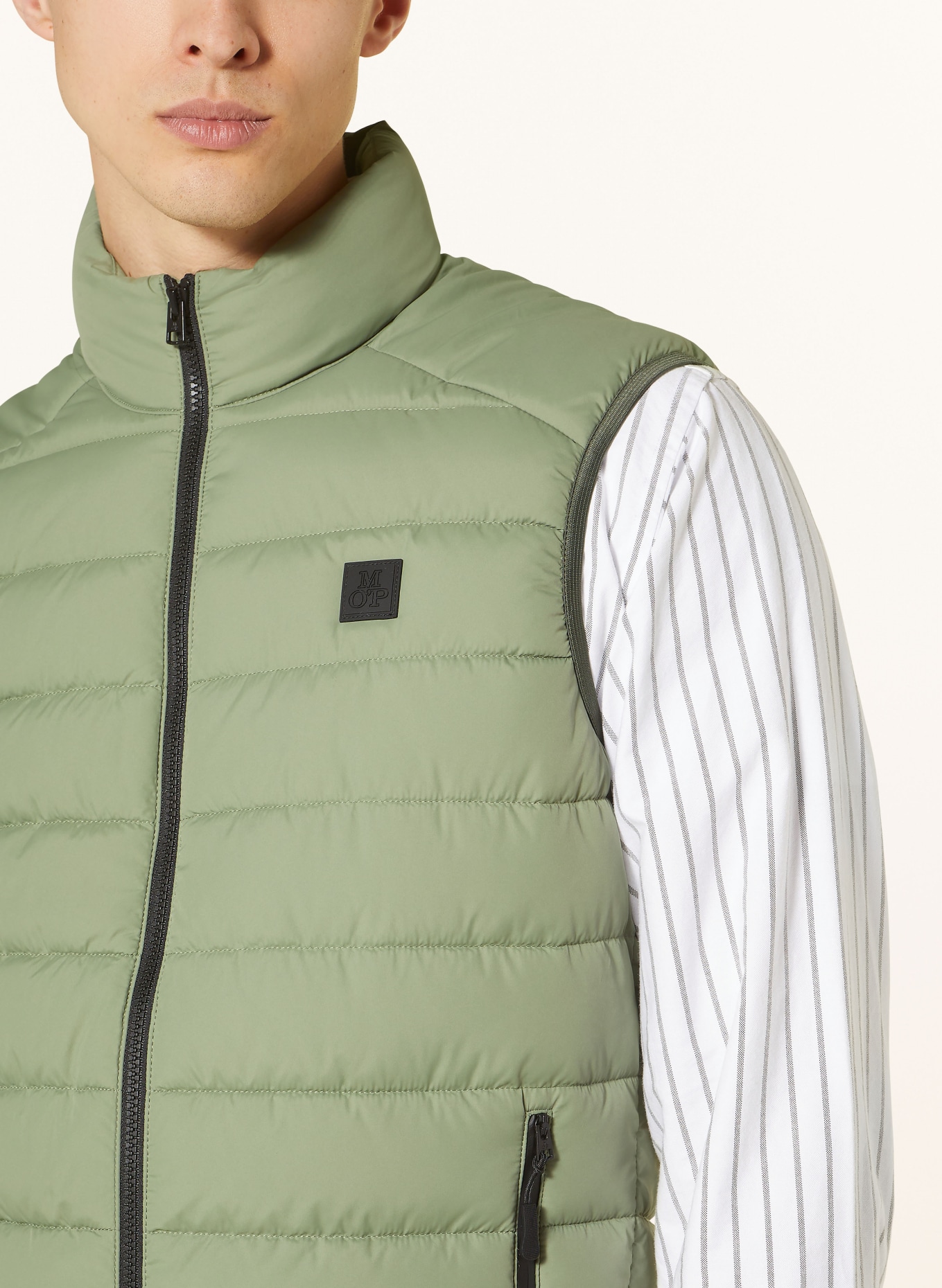 Marc O'Polo Quilted vest, Color: LIGHT GREEN (Image 4)