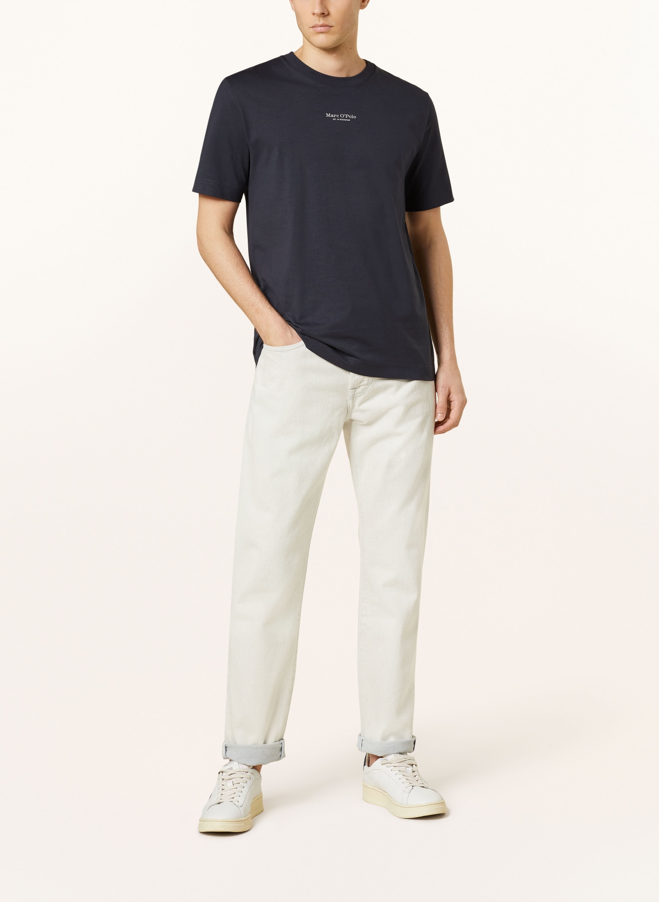 Marc O'Polo T-shirt, Color: DARK BLUE (Image 2)