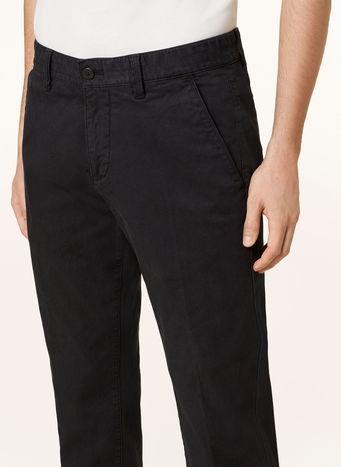 Marc O'Polo Chinos shaped fit, Color: BLACK (Image 5)