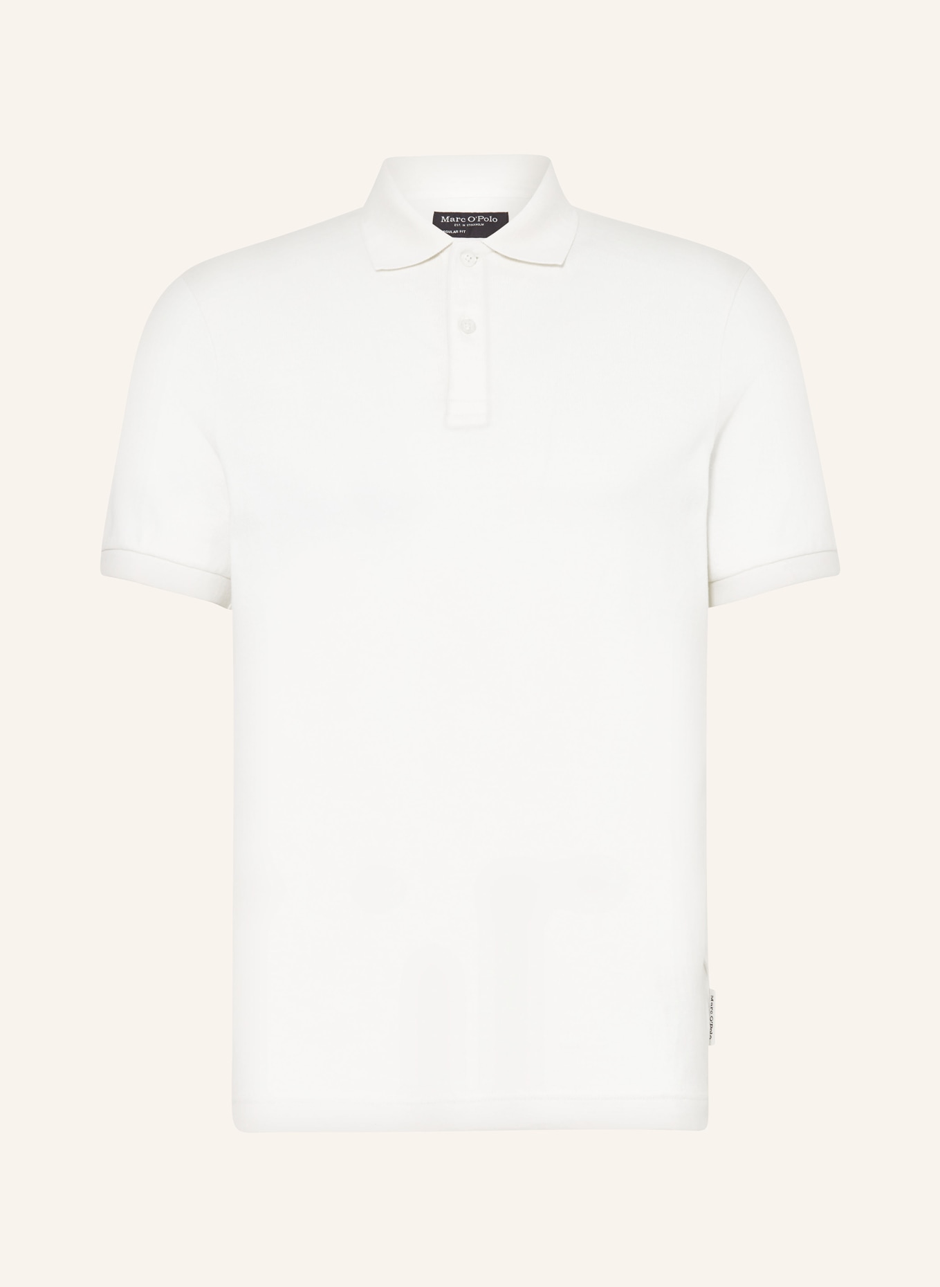 Marc O'Polo Knitted polo shirt, Color: ECRU (Image 1)