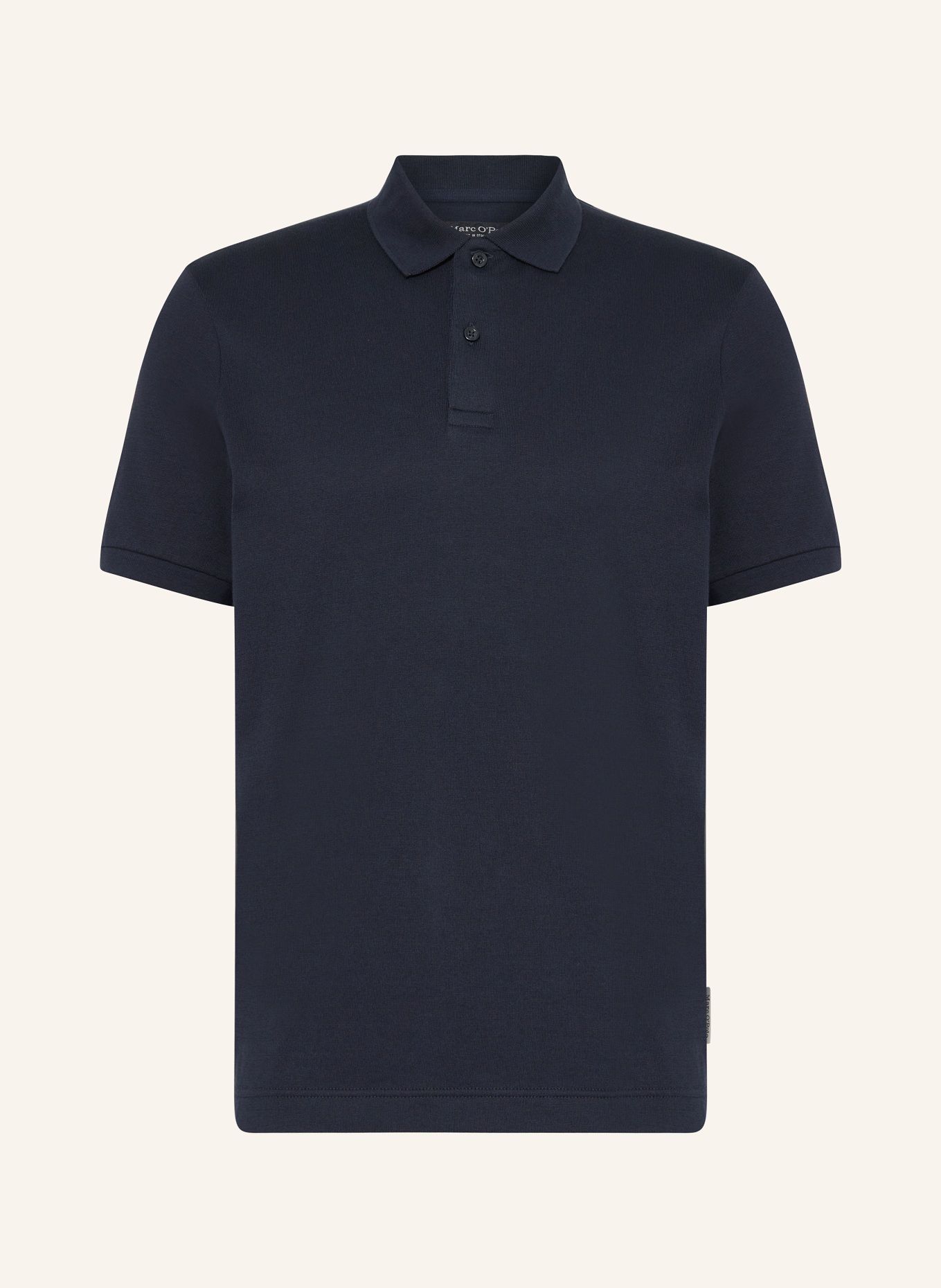 Marc O'Polo Strick-Poloshirt, Farbe: DUNKELBLAU (Bild 1)