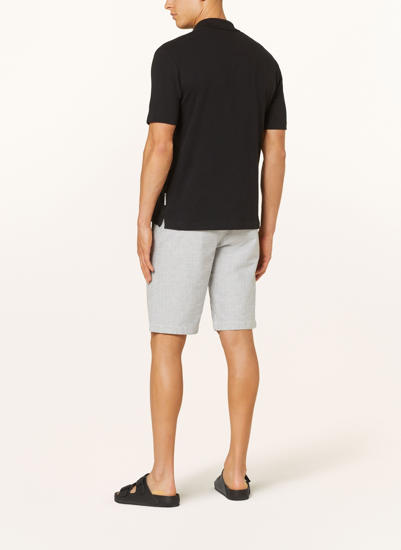 Marc O'Polo Shorts regular fit, Color: WHITE/ GRAY (Image 3)