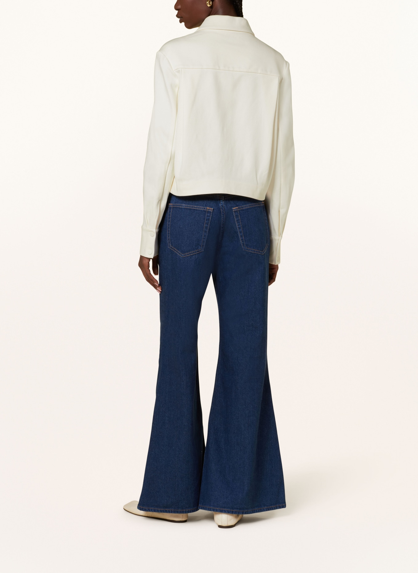 COS Krótka kurtka jeansowa, Kolor: ECRU (Obrazek 3)