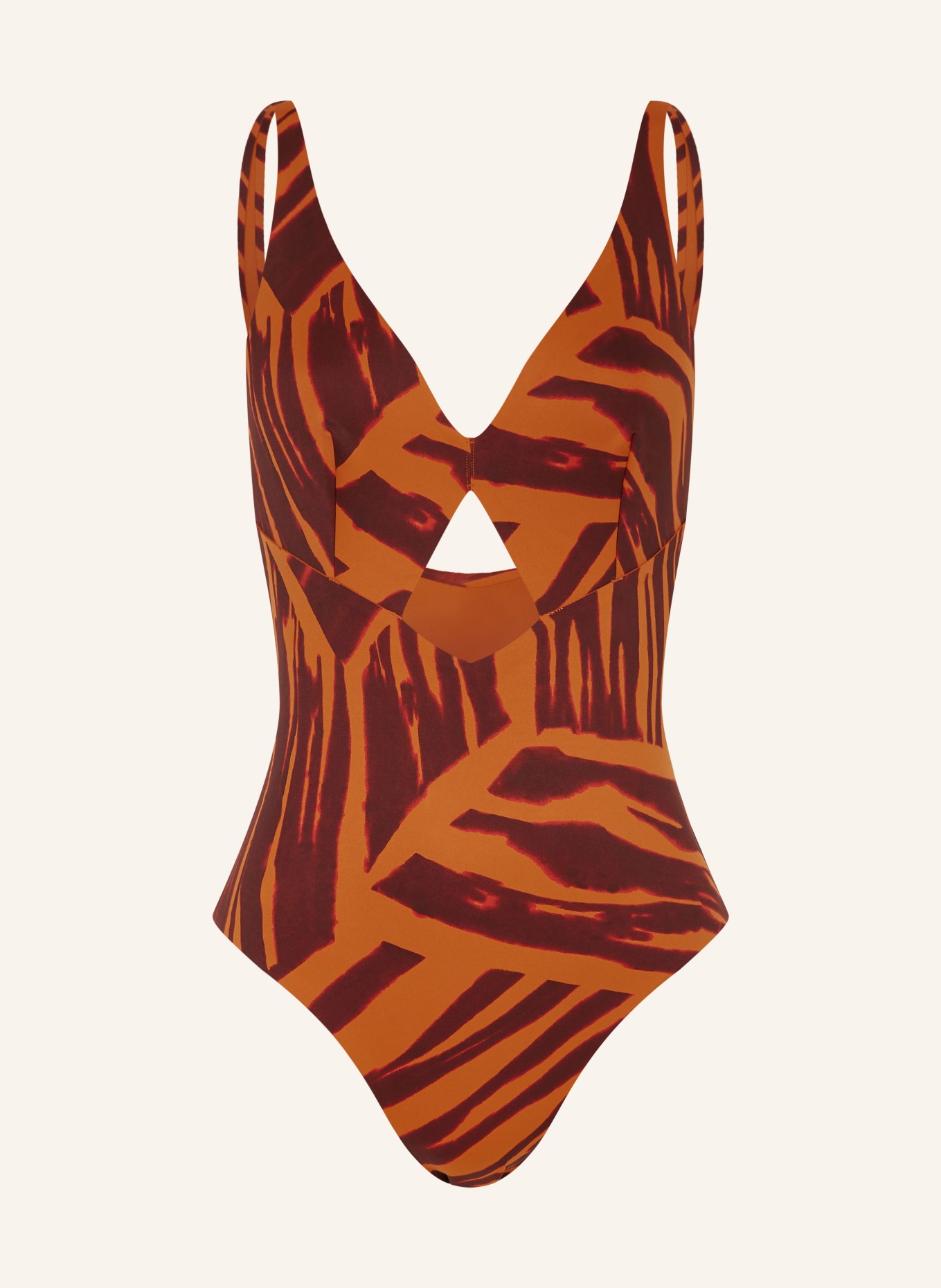 COS Swimsuit, Color: ORANGE/ DARK RED (Image 1)