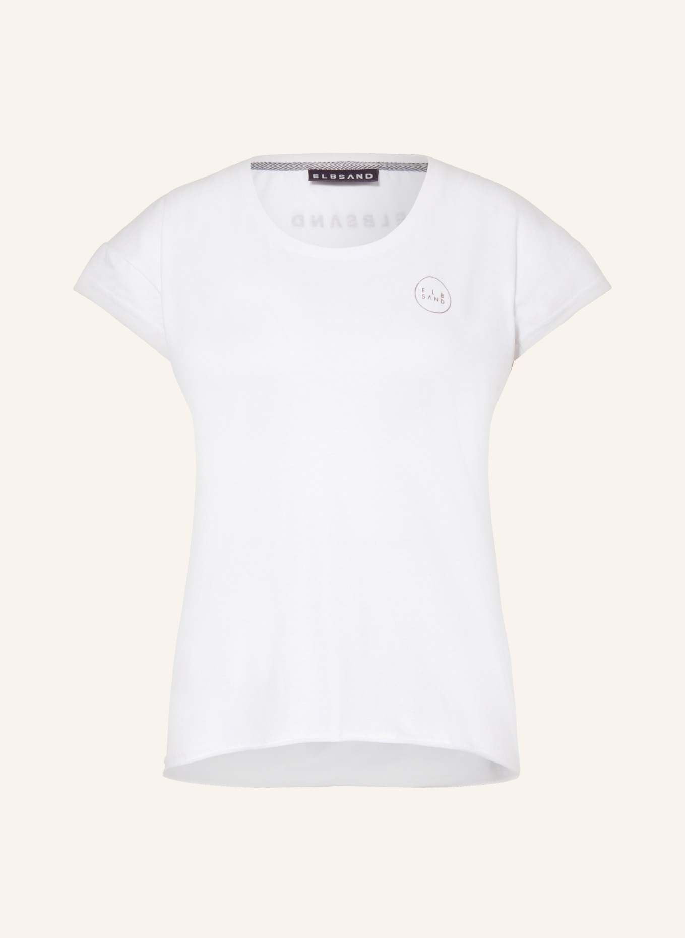 ELBSAND T-shirt RAGNE, Color: WHITE (Image 1)