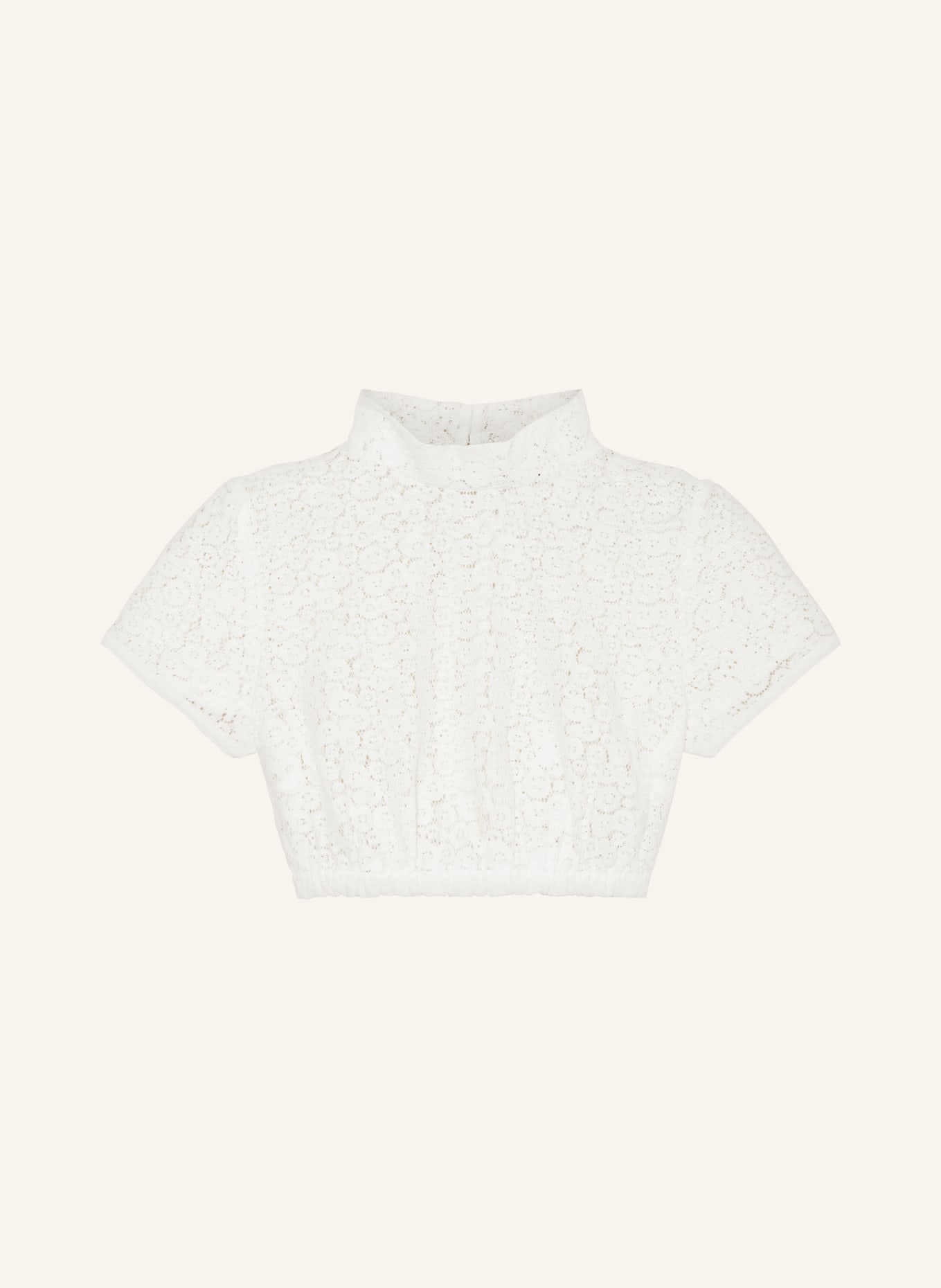 ALISSA BY KINGA MATHE Dirndl blouse INGA made of lace, Color: WHITE (Image 1)