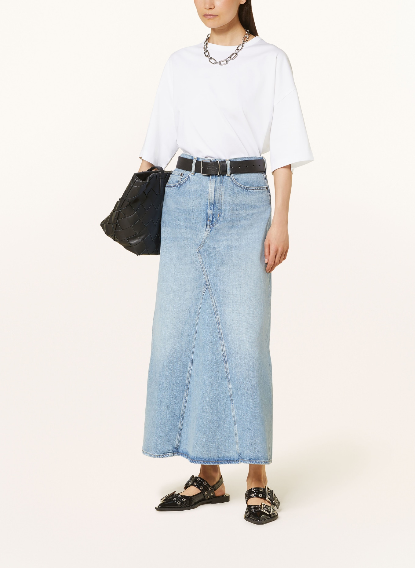 COS Denim skirt, Color: LIGHT BLUE (Image 2)