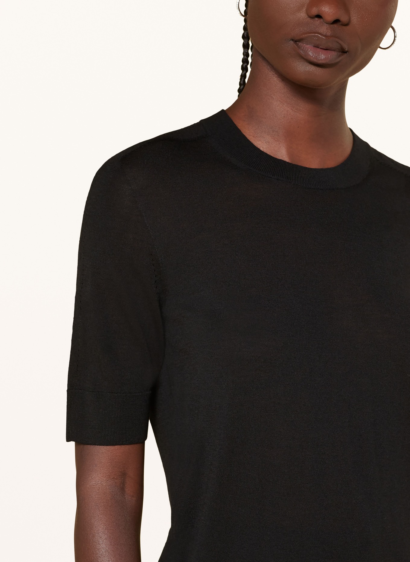 COS Knit shirt, Color: BLACK (Image 4)
