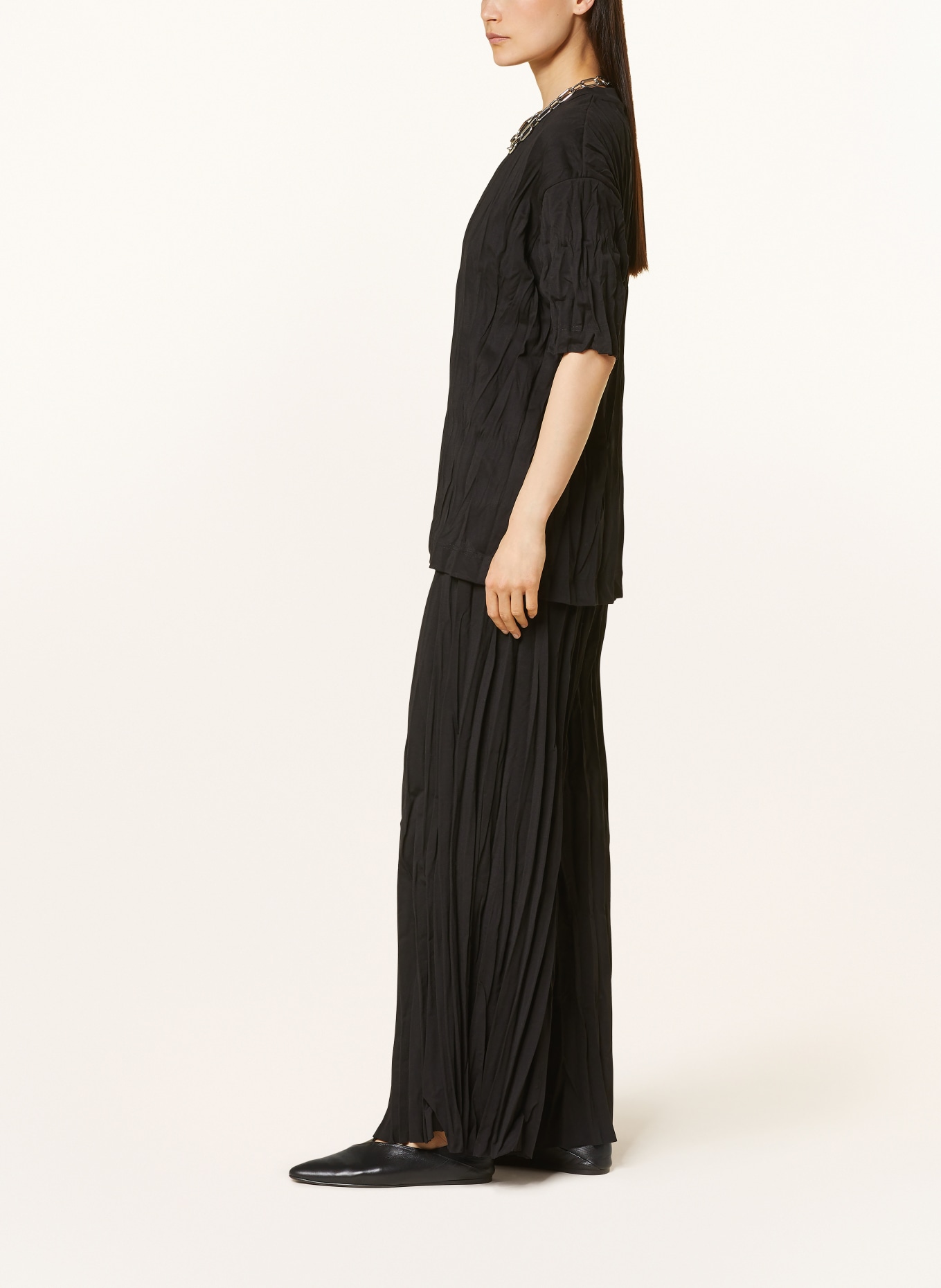 COS Pleated pants, Color: BLACK (Image 4)