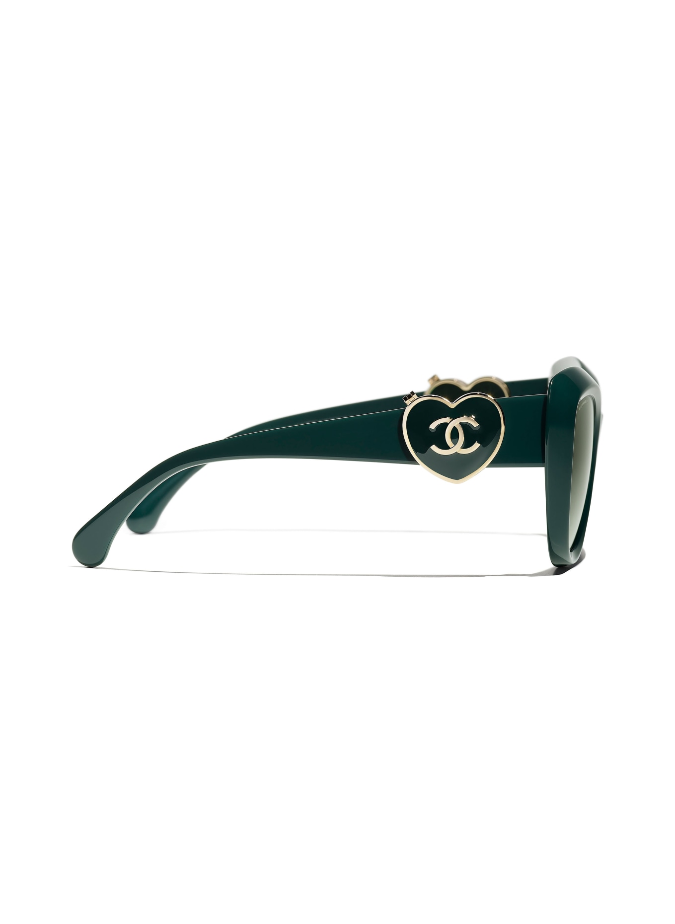 CHANEL Butterfly style sunglasses, Color: 1459S3 - DARK GREEN/ GREEN GRADIENT (Image 3)