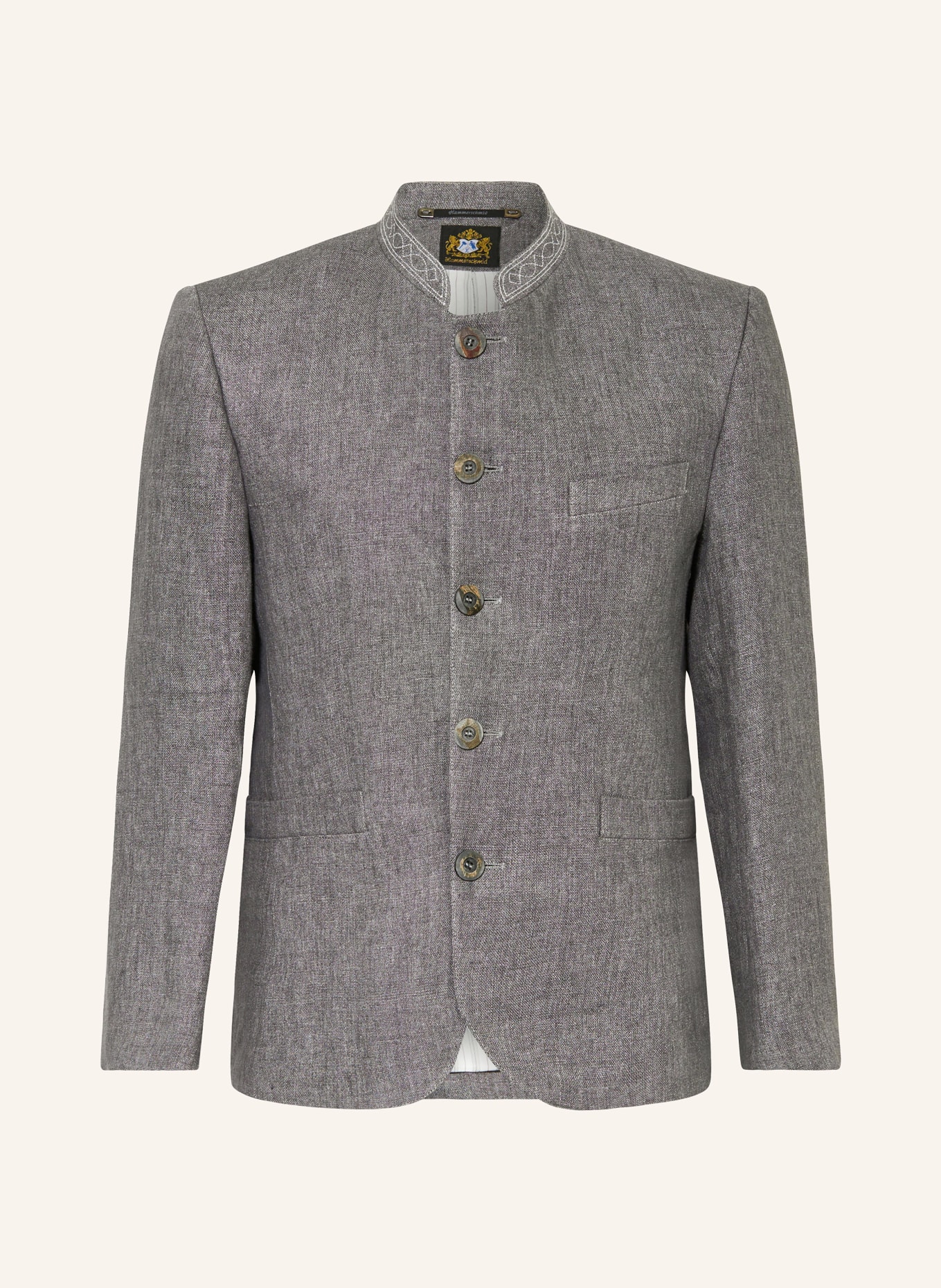 Hammerschmid Linen alpine jacket BERND, Color: GRAY (Image 1)